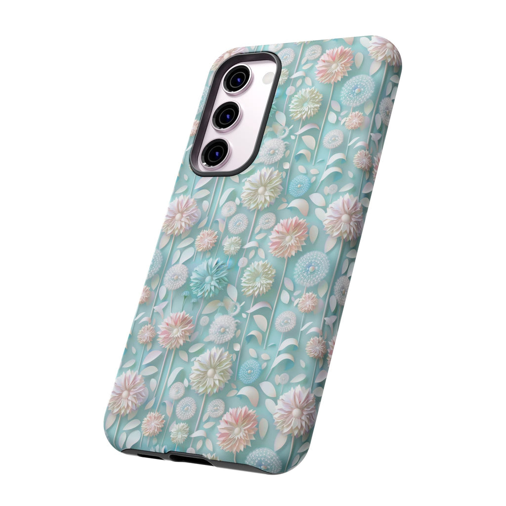Pastel Floral Phone Case for iPhone & Samsung | Elegant and Slim Design with Shockproof Protection | Durable, Scratch-Resistant, and Lightweight | Stylish Accessory