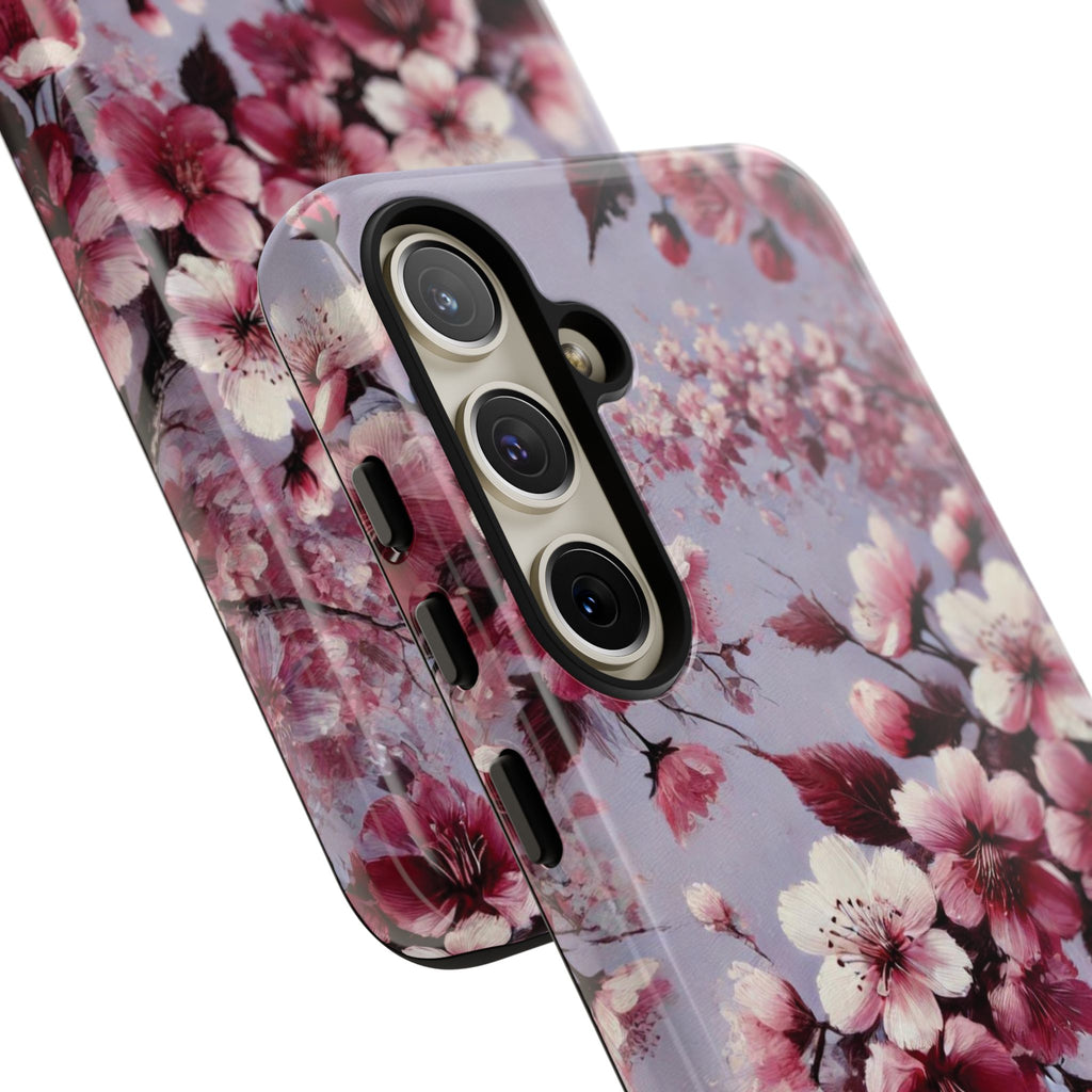 Lavender Floral Fall Phone Case for iPhone 16 pro15 14 13 12  21 23 Samsung, and Pixel | Stylish Protective Cover Gift for Her Perfect for Floral Lover