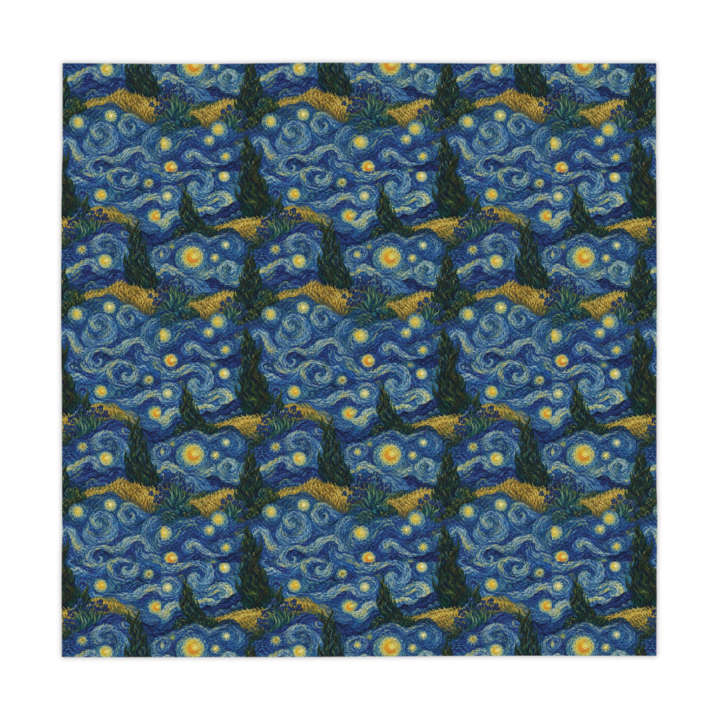 Van Gogh Illusion Tablecloth — Elegant Art Lover Design