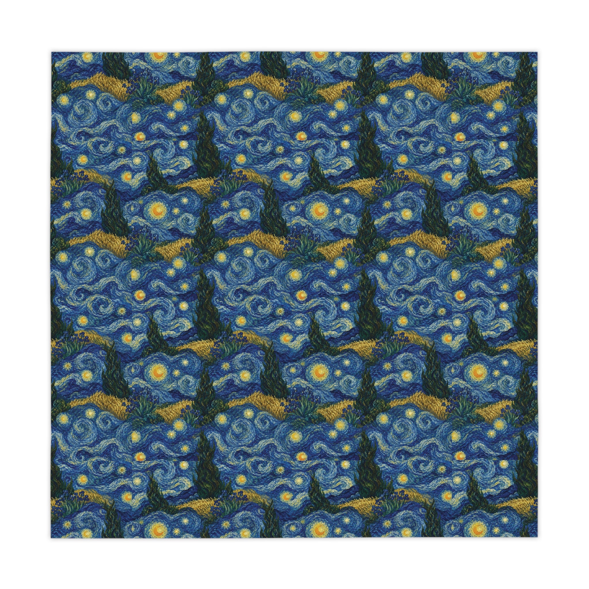 Van Gogh Illusion Tablecloth — Elegant Art Lover Design