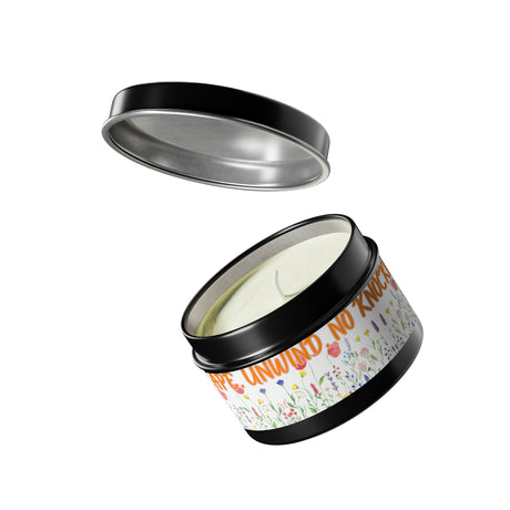New House Bloom & Glow Elegant Floral Aromas in 4oz/8oz Tin Candles Essence of Nature Collection Unveil Serenity Romance with Exquisite Botanical Scents. Pure Harmony & Grace..