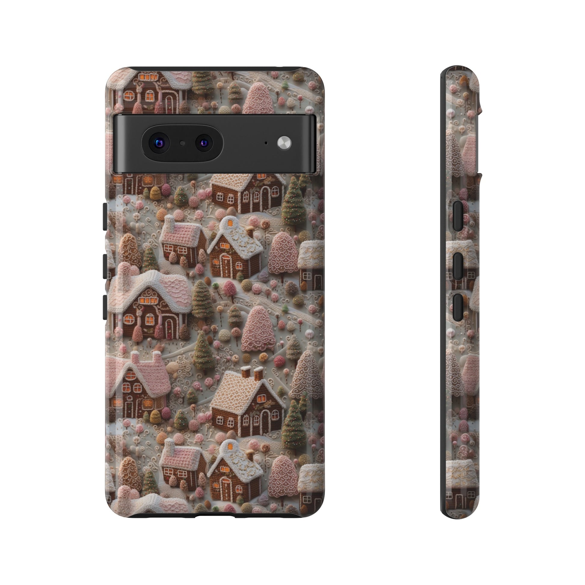 Gingerbread House 3D Phone Case Durable for iPhone Samsung Gift iPhone 15, 14, 13 Samsung Pixel Gift for Mom Accessory Gift for Her