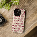 Charming Hearts & Pink Bows Phone Case Stylish & Durable Protection for Your Device | Scratch-Resistant, Slim Fit, and Lightweight Design for Everyday Use for iPhone & Android | Fresh Nature-Inspired Design!