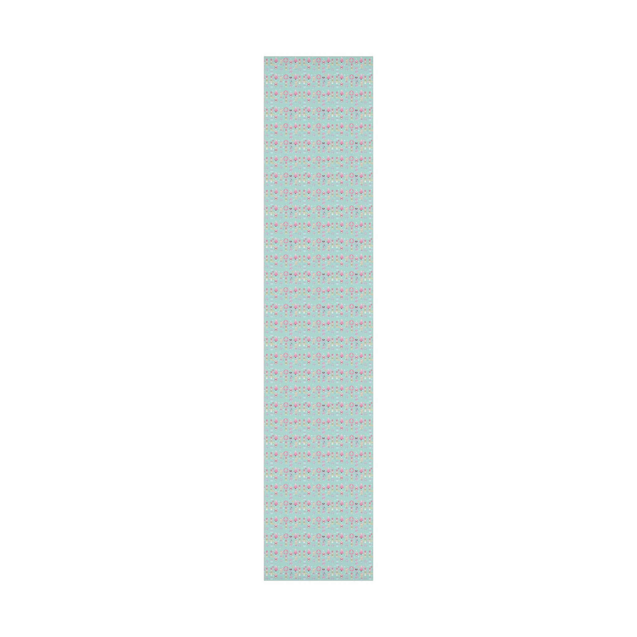 Pink and Pastel Green Christmas Nutcrackers Wrapping Paper | Vibrant Seasonal Blooms | Perfect for Thanksgiving, Birthdays, Special Occasions | Premium Quality Gifts Moms - MRSBYVALLE