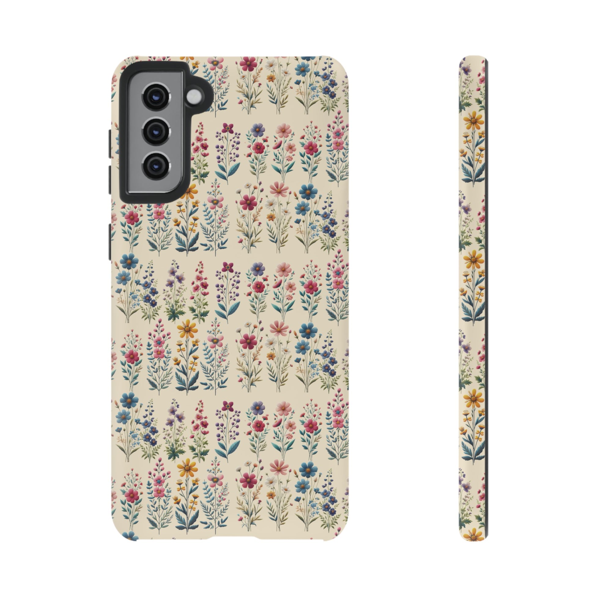 Best Beautiful Wildflower Phone Case Floral Design for iPhone, Galaxy, and Google Durable Protection Gift for Her Case iPhone 15, Samsung iPhone Gift for Her