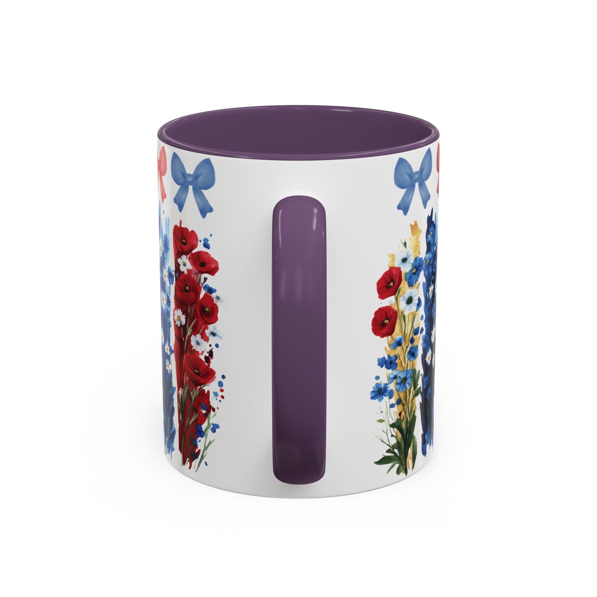Brushstroke floral With Bows| Christian Mug with Bible Verse | Inspirational Gift for Christians | 11oz and 15oz Ceramic Coffee Mug Cozy Spring Mornings