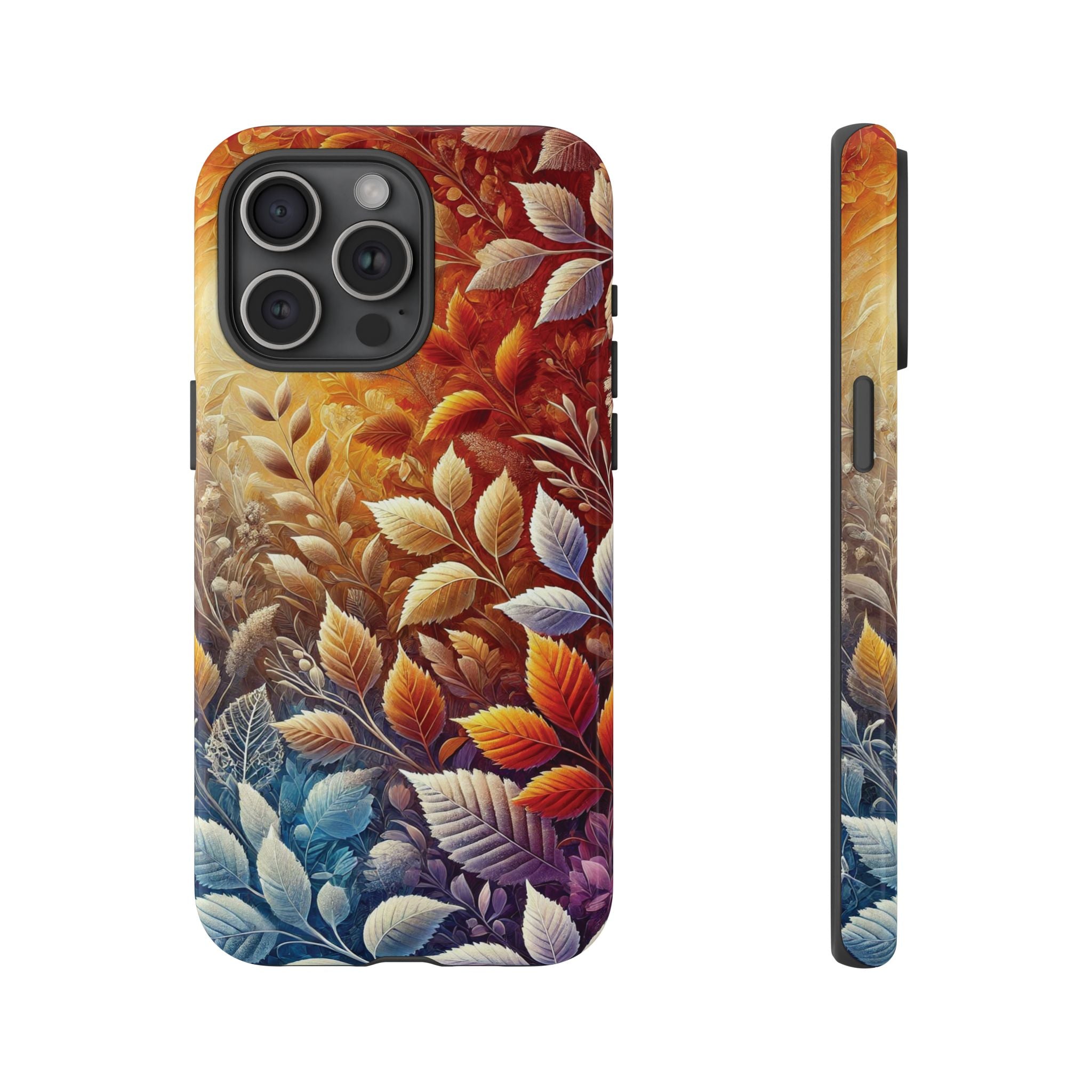 Beautiful Colorful Leaves Phone Case Vibrant Autumn Design for iPhone & Samsung, Durable Protection with Eye Catching Style, Perfect for Nature Lovers & Seasonal Charm Gift for Her