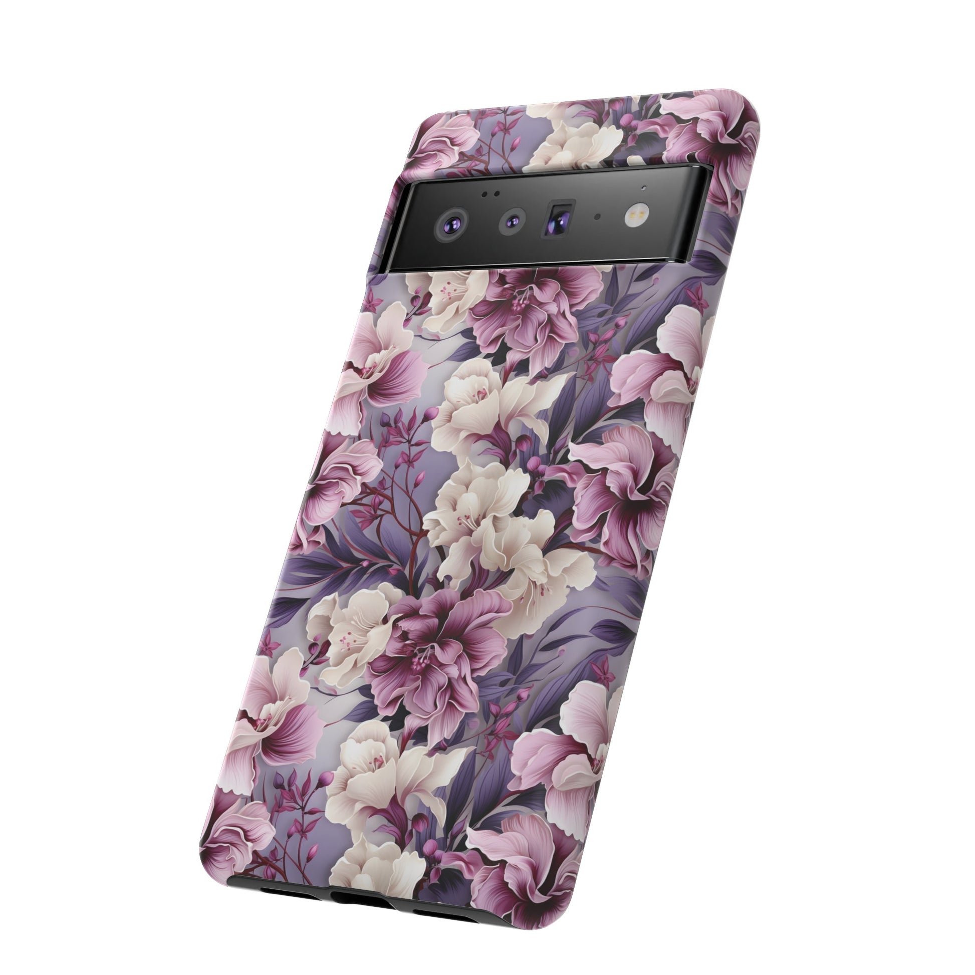 Lavender Flowers Protective Phone Case Gift for Her Phone 15, Samsung iPhone Samsung Gift for Her Case iPhone 15, Samsung