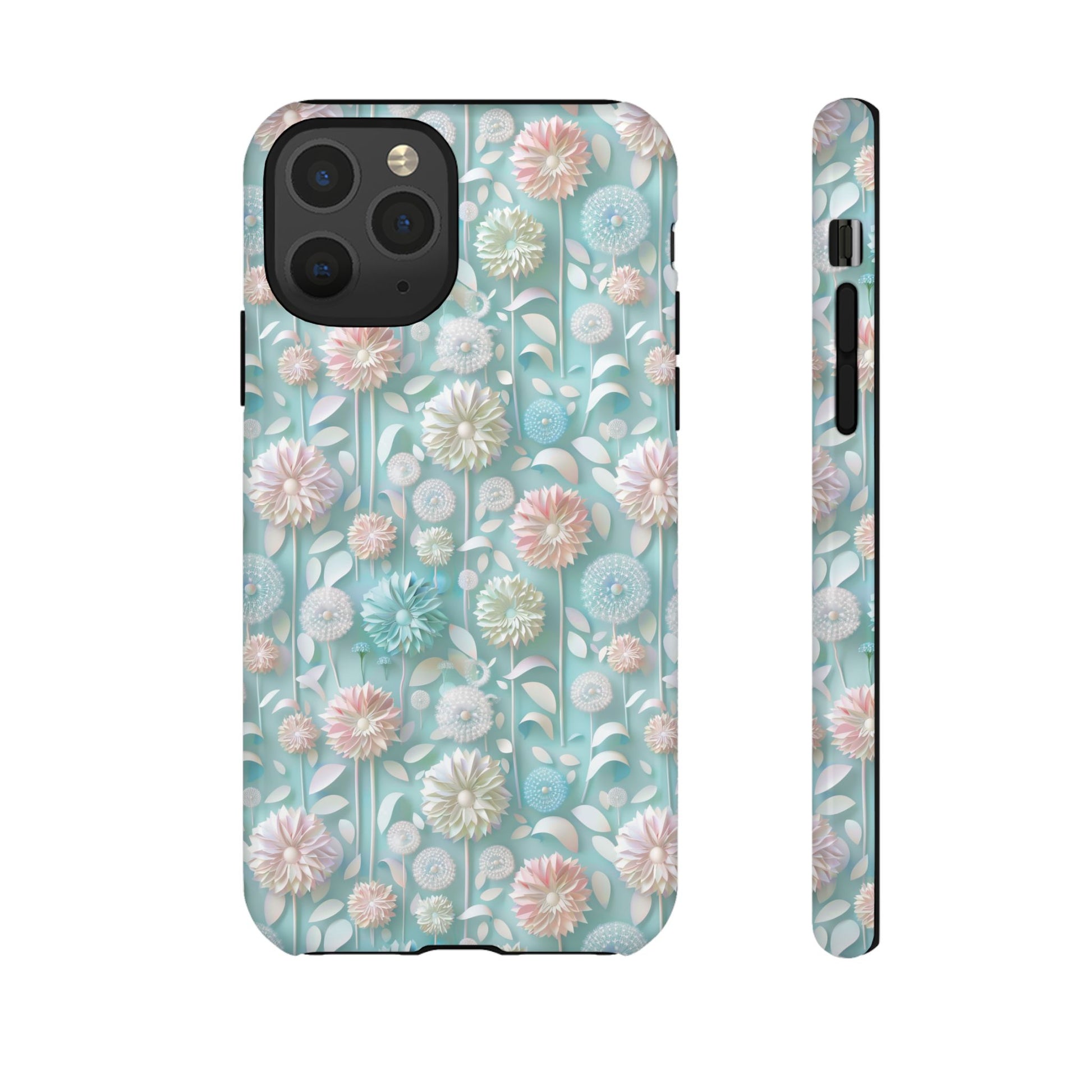 Pastel Floral Phone Case for iPhone & Samsung | Elegant and Slim Design with Shockproof Protection | Durable, Scratch-Resistant, and Lightweight | Stylish Accessory