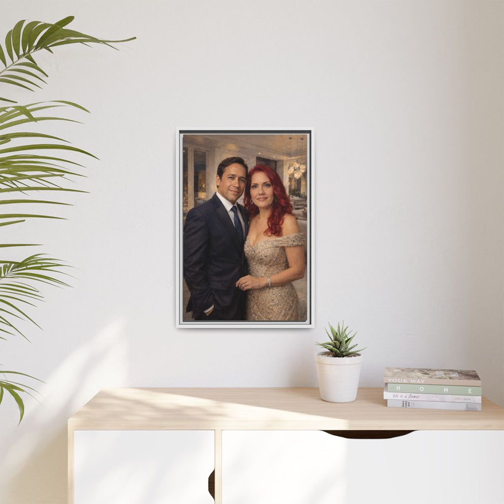 Custom Oil Painting Illusion Canvas – Luxury Portrait Art