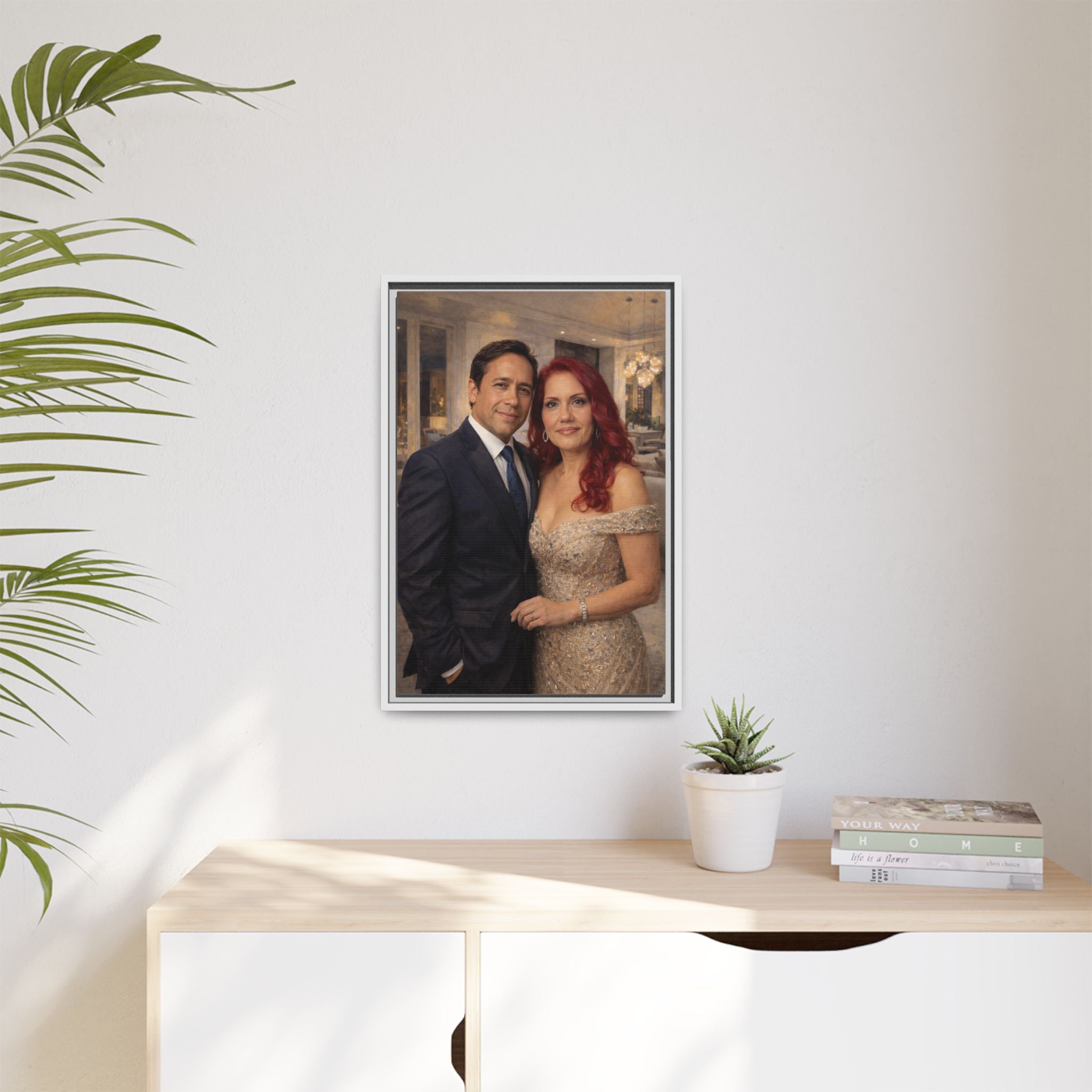 Custom Oil Painting Illusion Canvas – Luxury Portrait Art