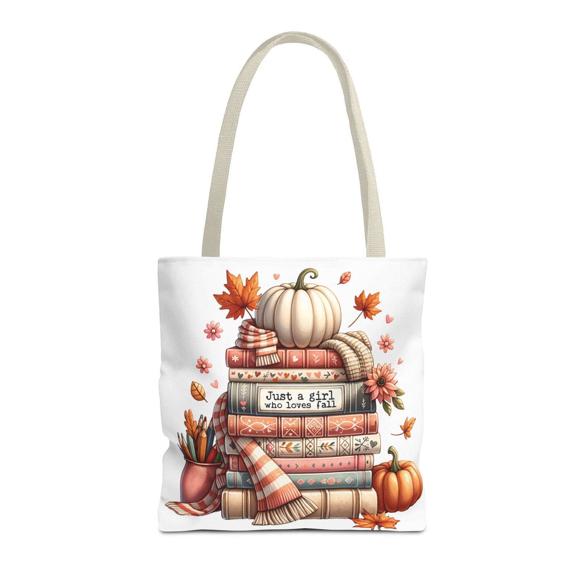 Fall Books Tote Bag - Autumn Accessory for Book Lovers - MRSBYVALLE