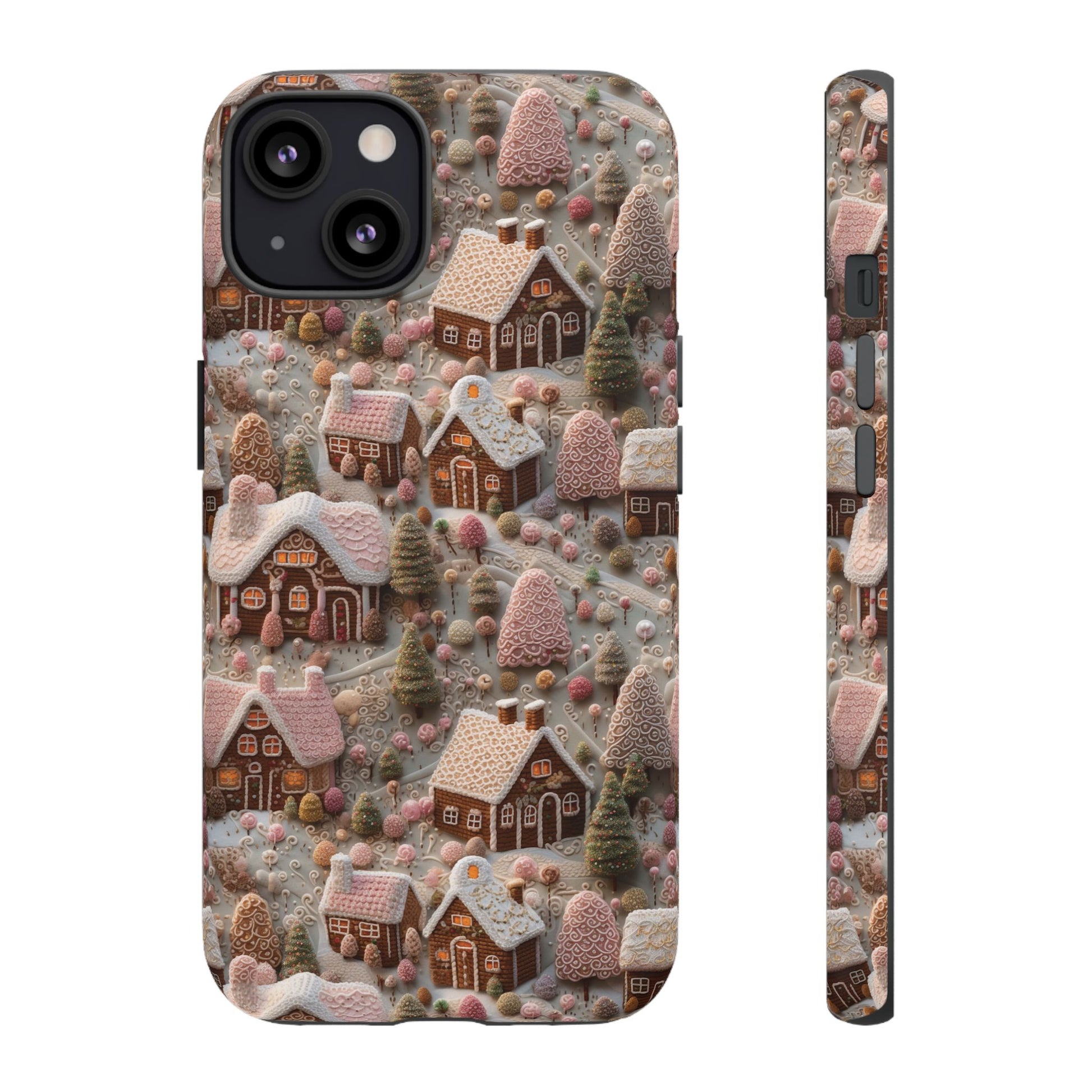 Gingerbread House 3D Phone Case Durable for iPhone Samsung Gift iPhone 15, 14, 13 Samsung Pixel Gift for Mom Accessory Gift for Her