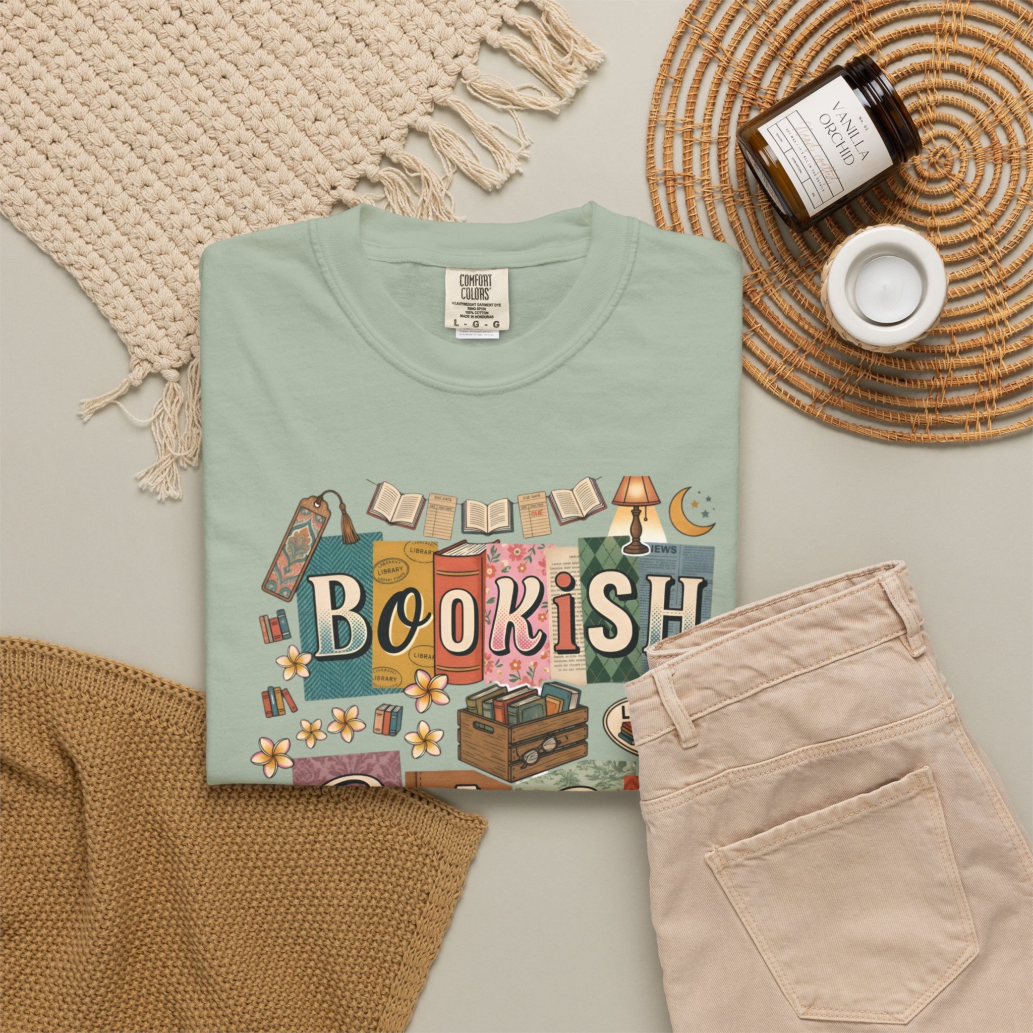 Bookish Babe Reader T-Shirt — Book Lover Tee for Teachers & Avid Readers