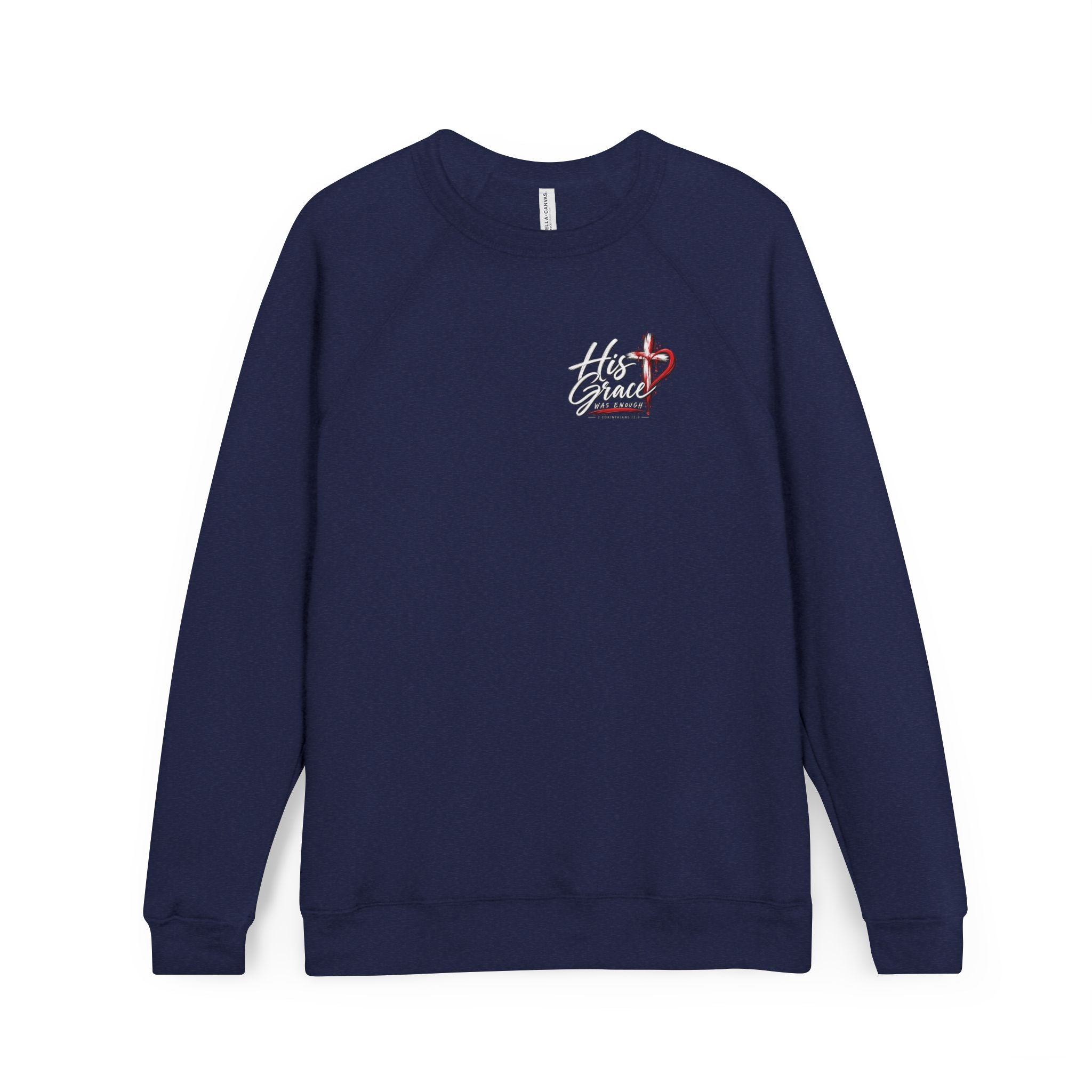 Saved by the Blood Sweatshirt — Christian Cross Faith Crewneck