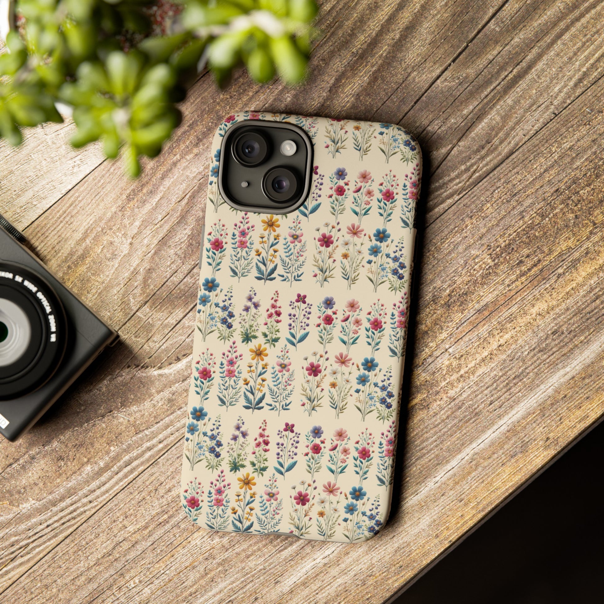 Best Beautiful Wildflower Phone Case Floral Design for iPhone, Galaxy, and Google Durable Protection Gift for Her Case iPhone 15, Samsung iPhone Gift for Her