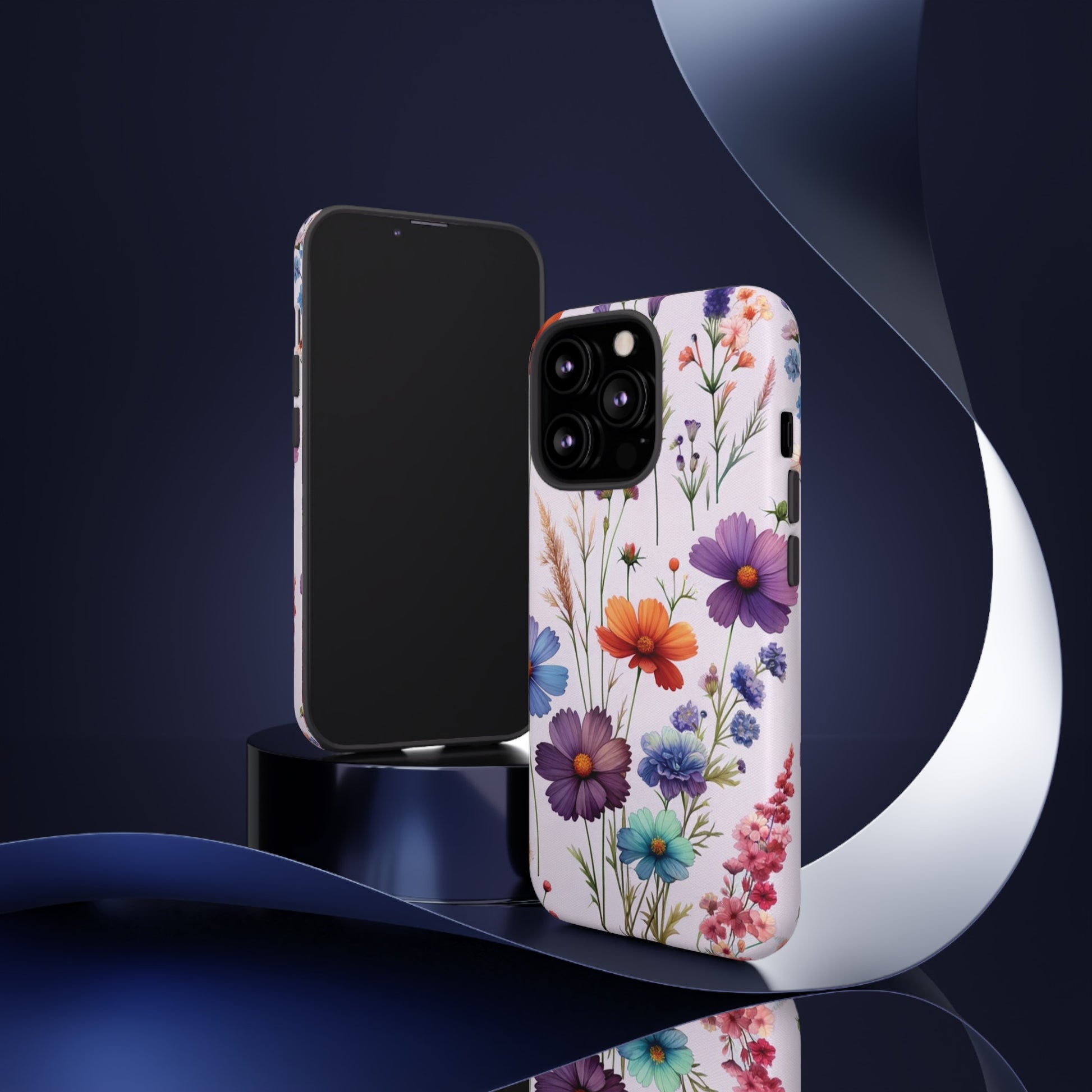 Lavender Wildflowers Protective Phone Case Gift for Her Phone 15, Samsung iPhone Samsung Gift for Her Case iPhone 15, Samsung iPhone Samsung Accessory Gift for Her.