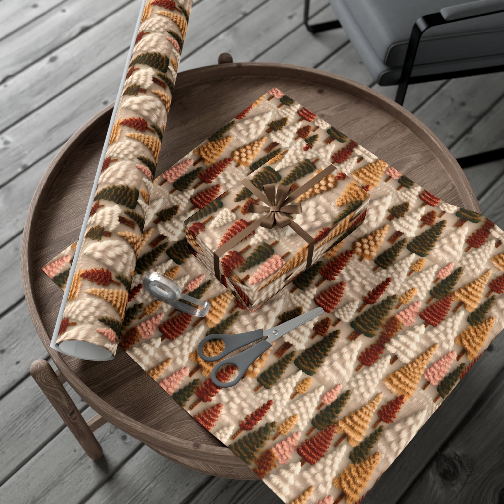 Magical 3D Illusion Christmas Wrapping Paper Elevate Your Gifts with Stunning Visual Effects | Perfect for Holiday Presents | MrsbyValle's Exclusive  Gift for Her - MRSBYVALLE