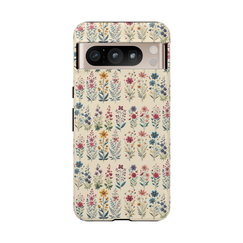 Best Beautiful Wildflower Phone Case Floral Design for iPhone, Galaxy, and Google Durable Protection Gift for Her Case iPhone 15, Samsung iPhone Gift for Her