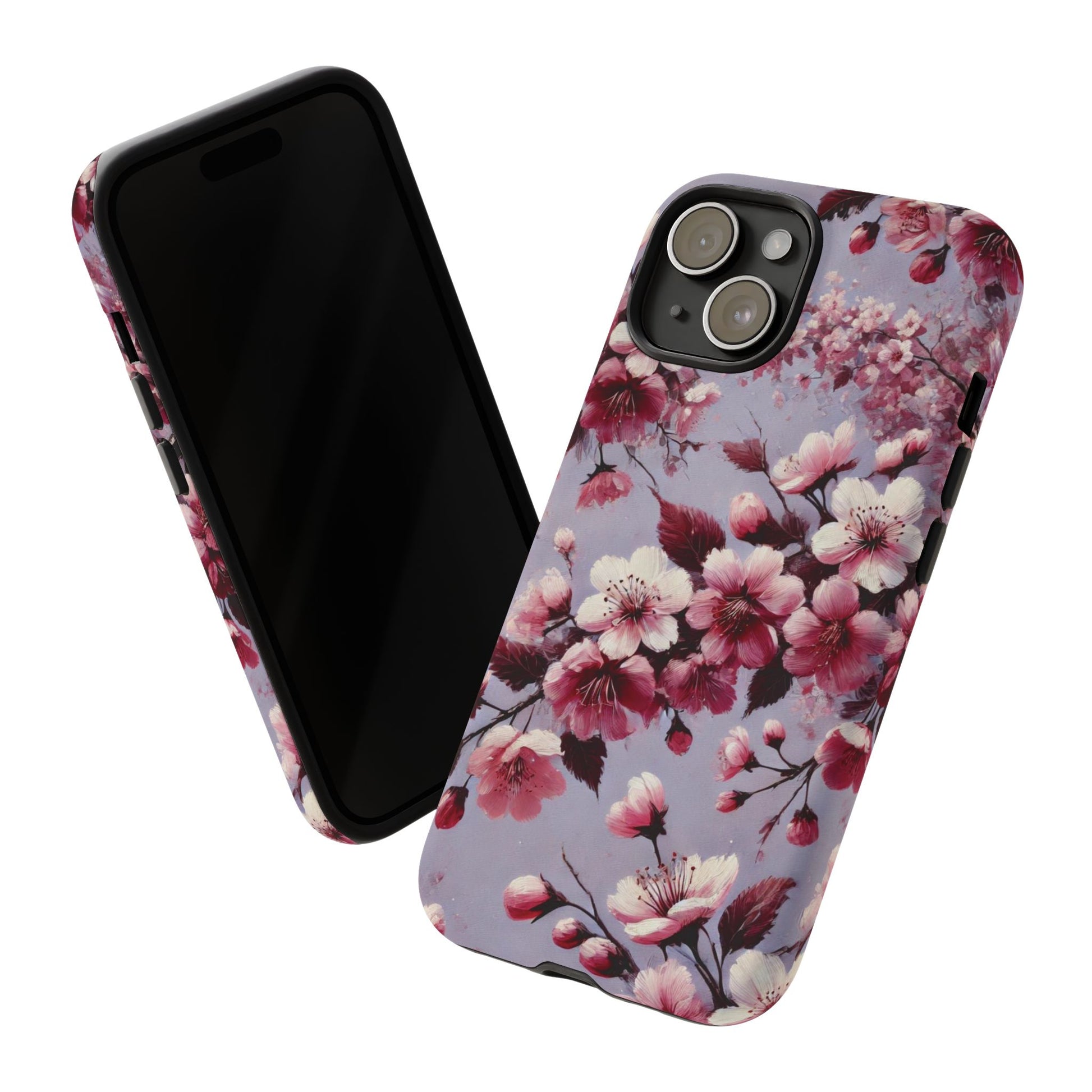 Lavender Floral Fall Phone Case for iPhone 16 pro15 14 13 12  21 23 Samsung, and Pixel | Stylish Protective Cover Gift for Her Perfect for Floral Lover