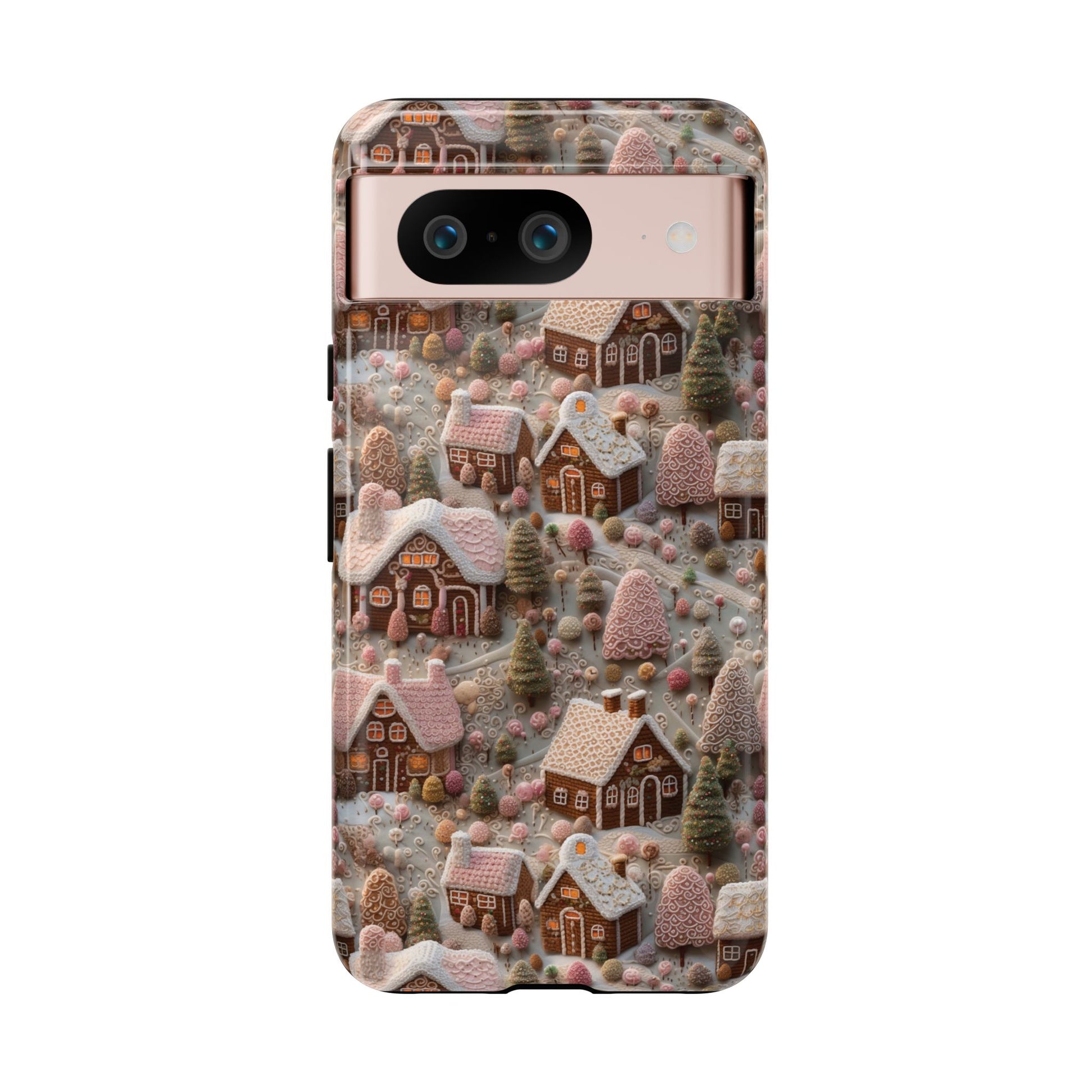 Gingerbread House 3D Phone Case Durable for iPhone Samsung Gift iPhone 15, 14, 13 Samsung Pixel Gift for Mom Accessory Gift for Her