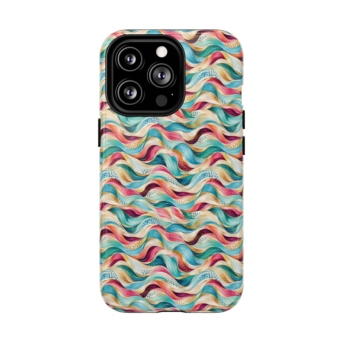 Colorful Wave MagSafe Tough Phone Case