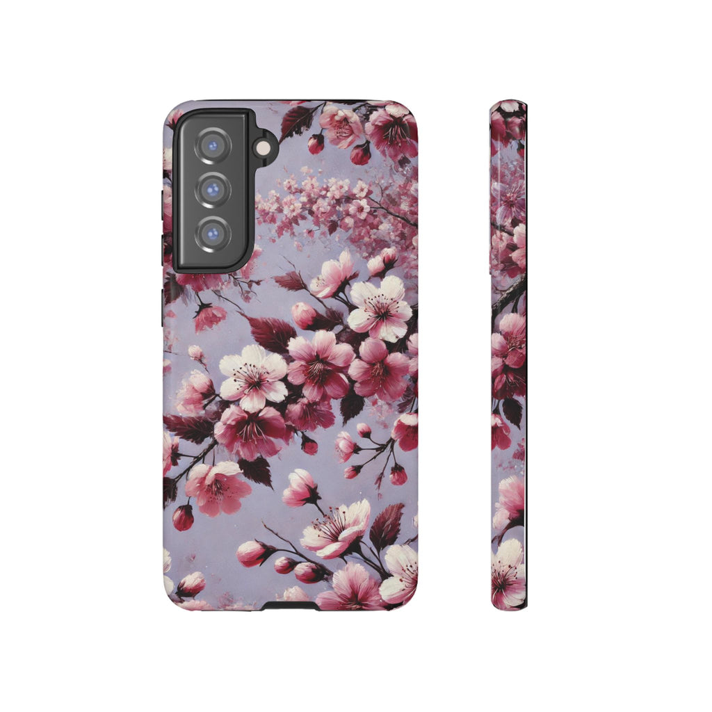 Lavender Floral Fall Phone Case for iPhone 16 pro15 14 13 12  21 23 Samsung, and Pixel | Stylish Protective Cover Gift for Her Perfect for Floral Lover