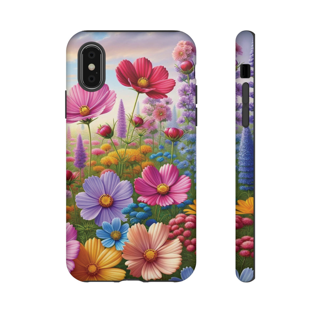 Bright Floral Phone Case Durable for iPhone Samsung Gift iPhone 15, 14, 13 Samsung Pixel Gift for Mom Accessory Gift for Her