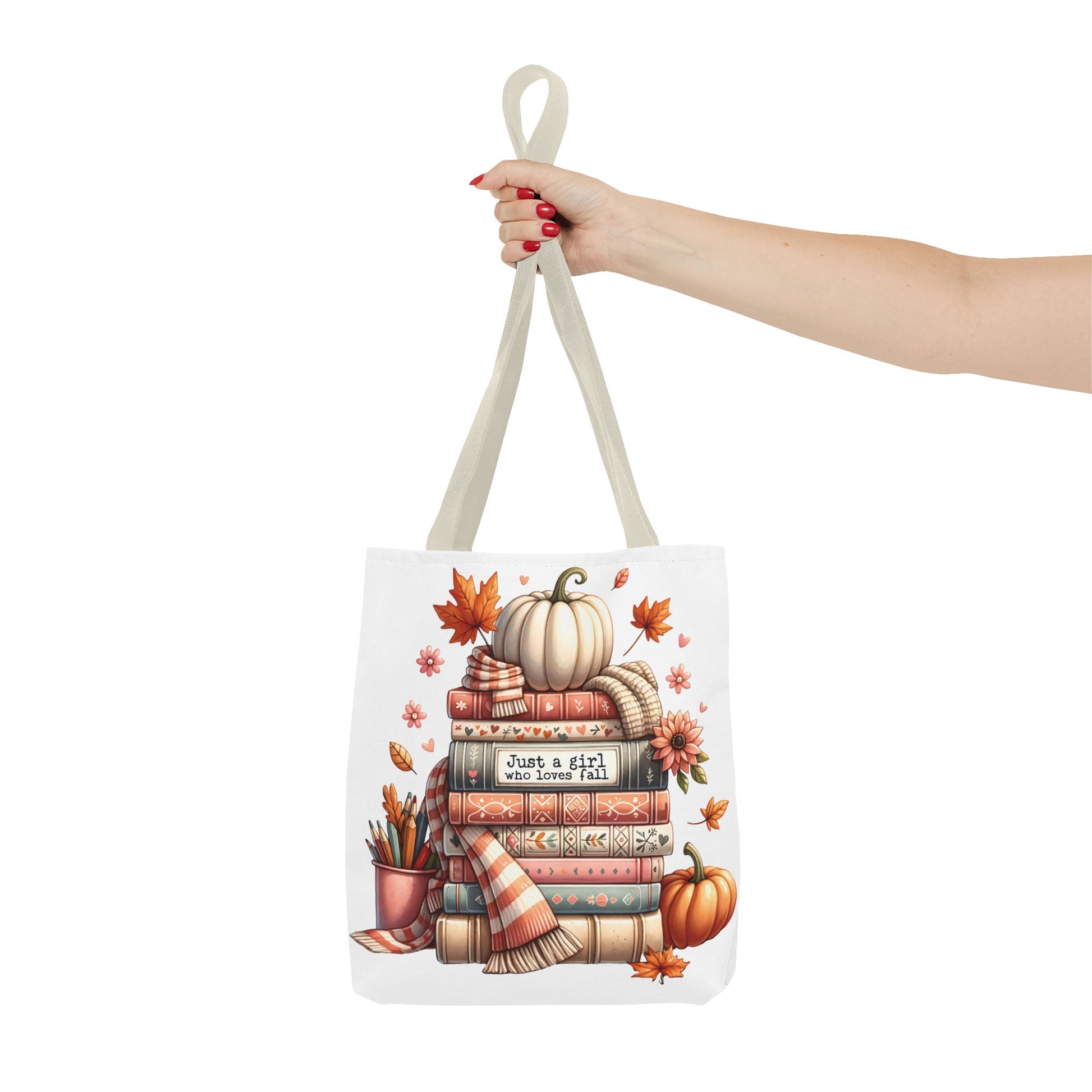 Fall Books Tote Bag - Autumn Accessory for Book Lovers - MRSBYVALLE
