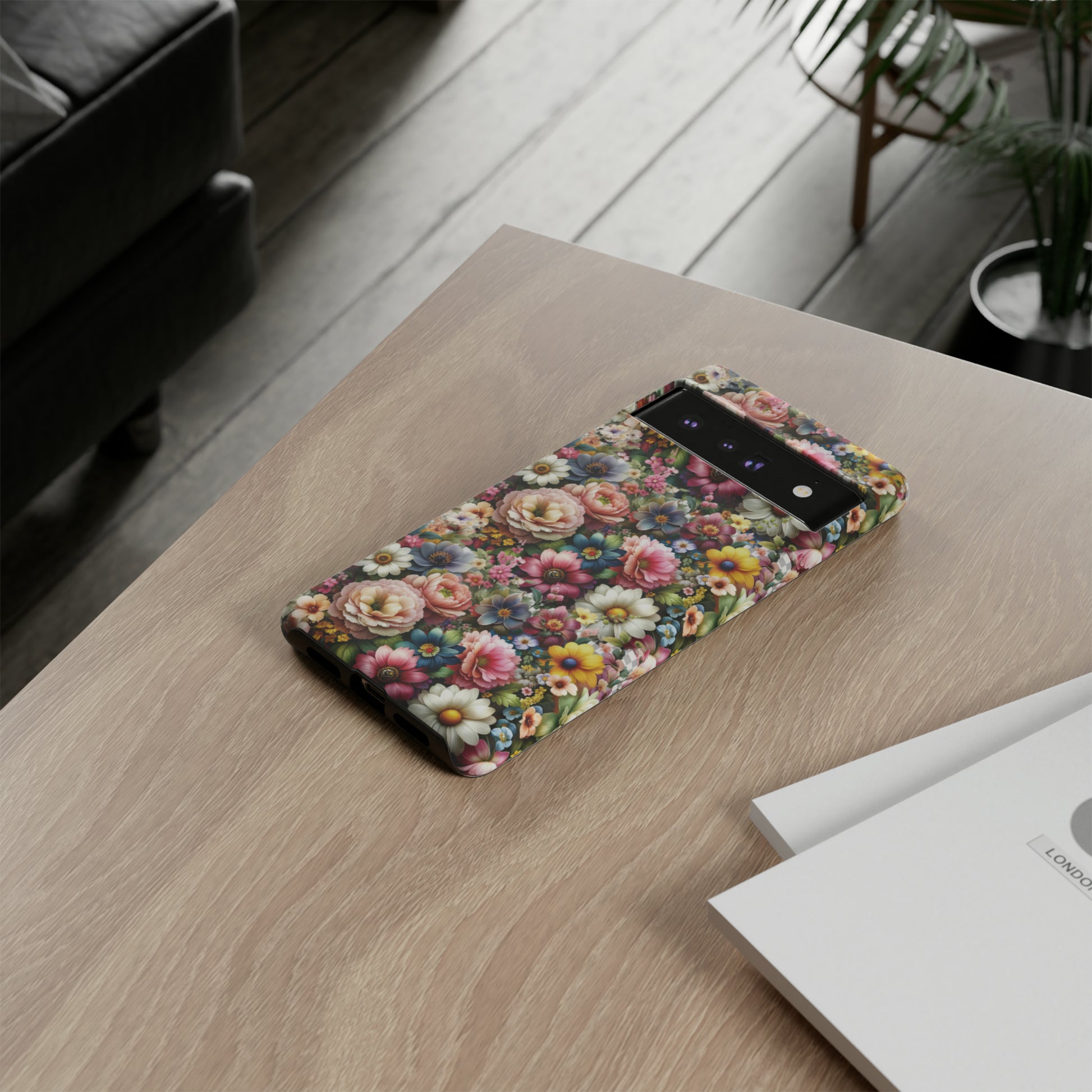 Floral Luxury Phone Tough Case Floral Elegant Durable Stylish for Modern Devices iPhone 15, Samsung iPhone Samsung Accessory Gift for Her.