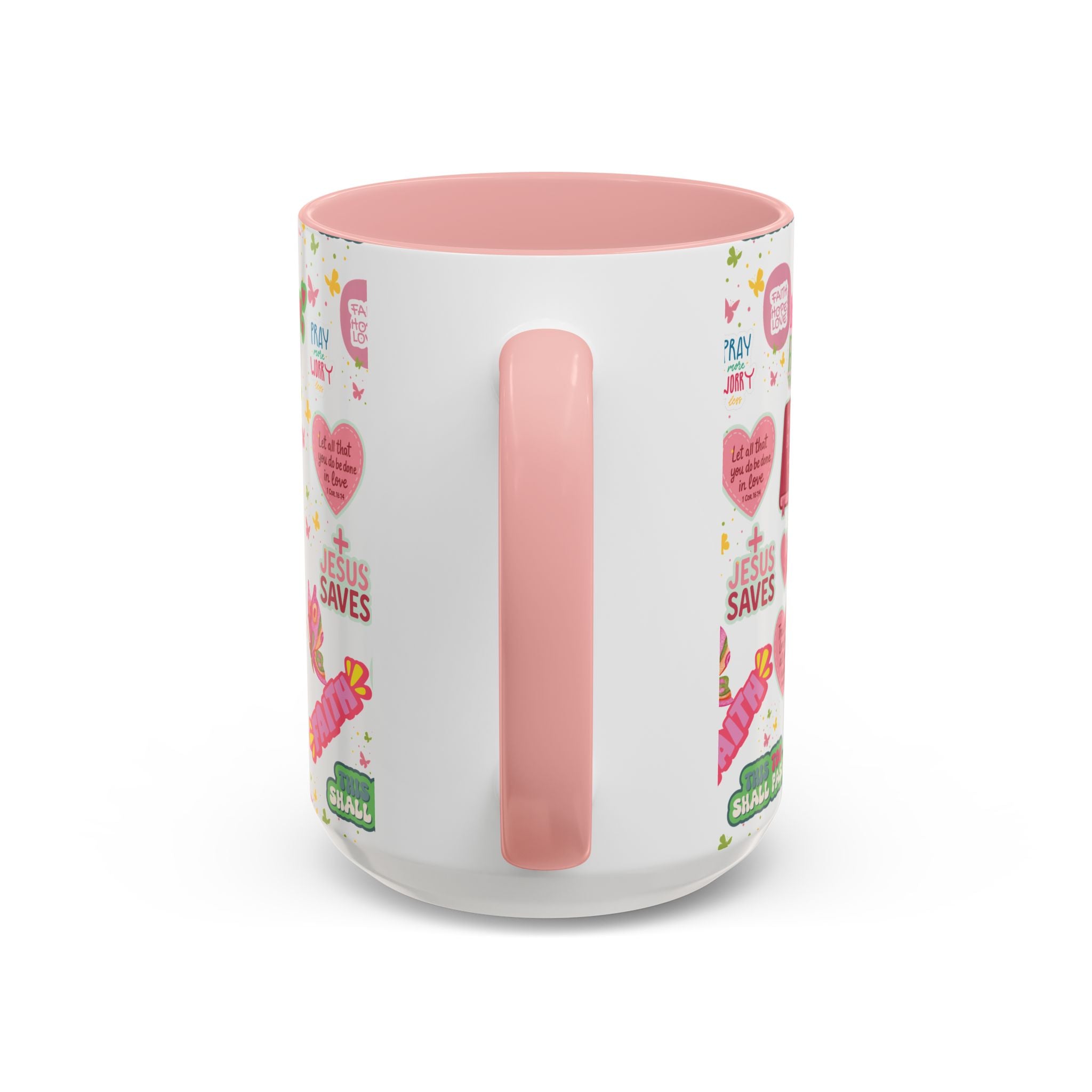 Commencez votre journée avec la foi | Mug chrétien avec verset biblique | Cadeau inspirant pour chrétiens | Mug à café en céramique 325 ml et 443 ml Matins de printemps douillets