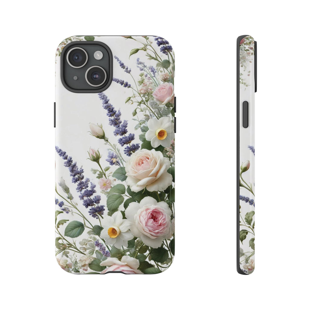 Boho Floral Fall Phone Case for iPhone 17,16  21 23 Samsung, and Pixel | Stylish Protective Cover Gift for Her Perfect for Floral Lover