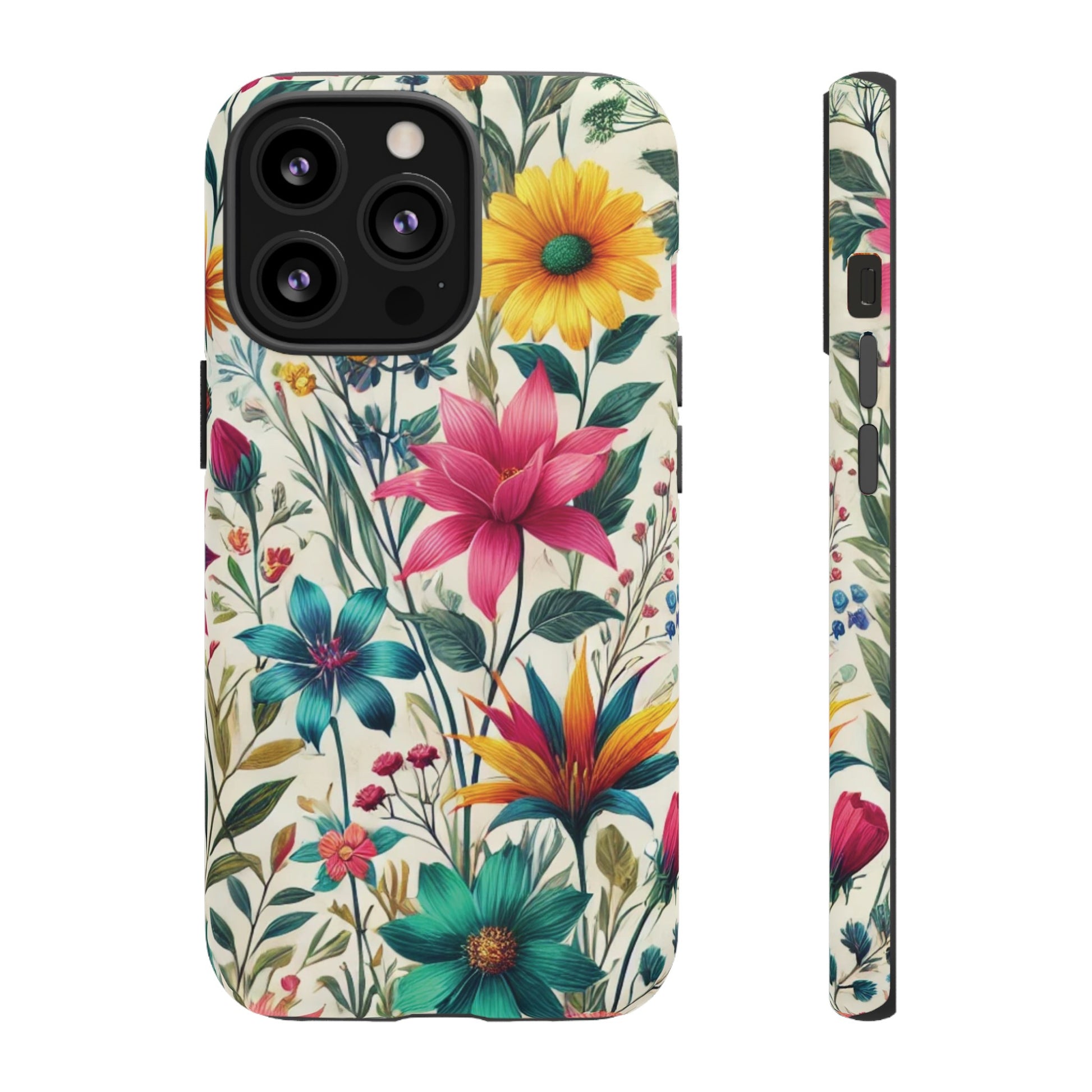 Wildflowers Boho Chic Design Phone Case - Stylish, Protective Cover for All Models Gift for Mom Accessory Gift for Her