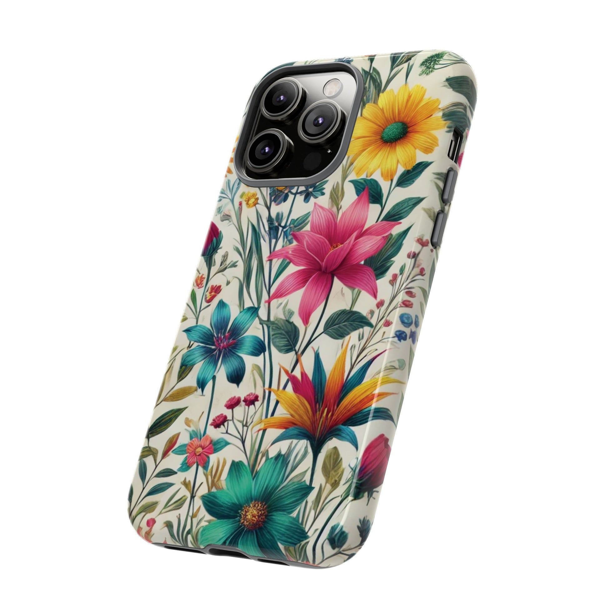 Wildflowers Boho Chic Design Phone Case - Stylish, Protective Cover for All Models Gift for Mom Accessory Gift for Her