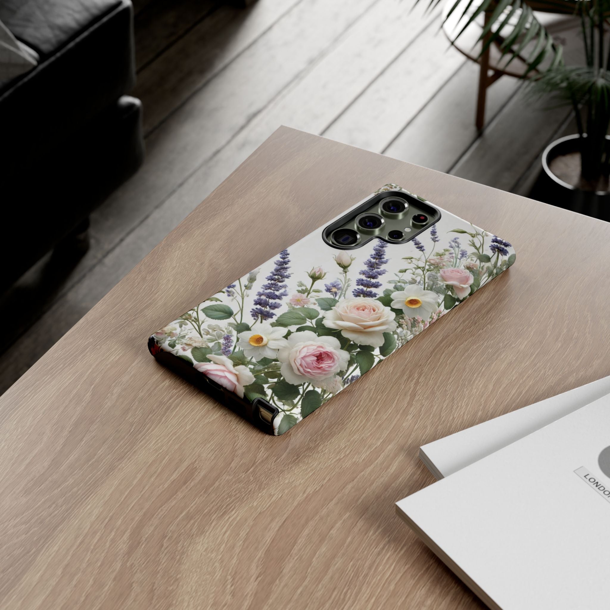 Boho Floral Fall Phone Case for iPhone 17,16  21 23 Samsung, and Pixel | Stylish Protective Cover Gift for Her Perfect for Floral Lover