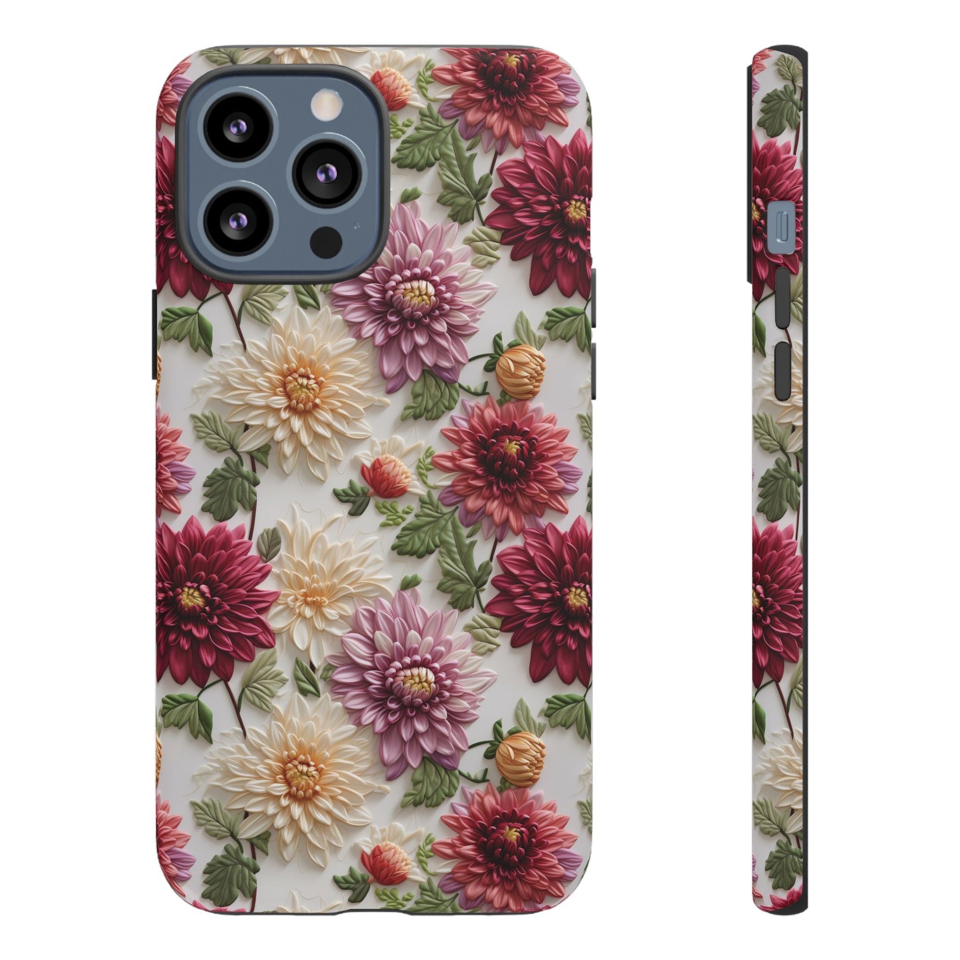 Floral Fall Phone Case for iPhone 16 pro15 14 13 12  21 23 Samsung, and Pixel | Stylish Protective Cover Gift for Her Perfect for Floral Lover