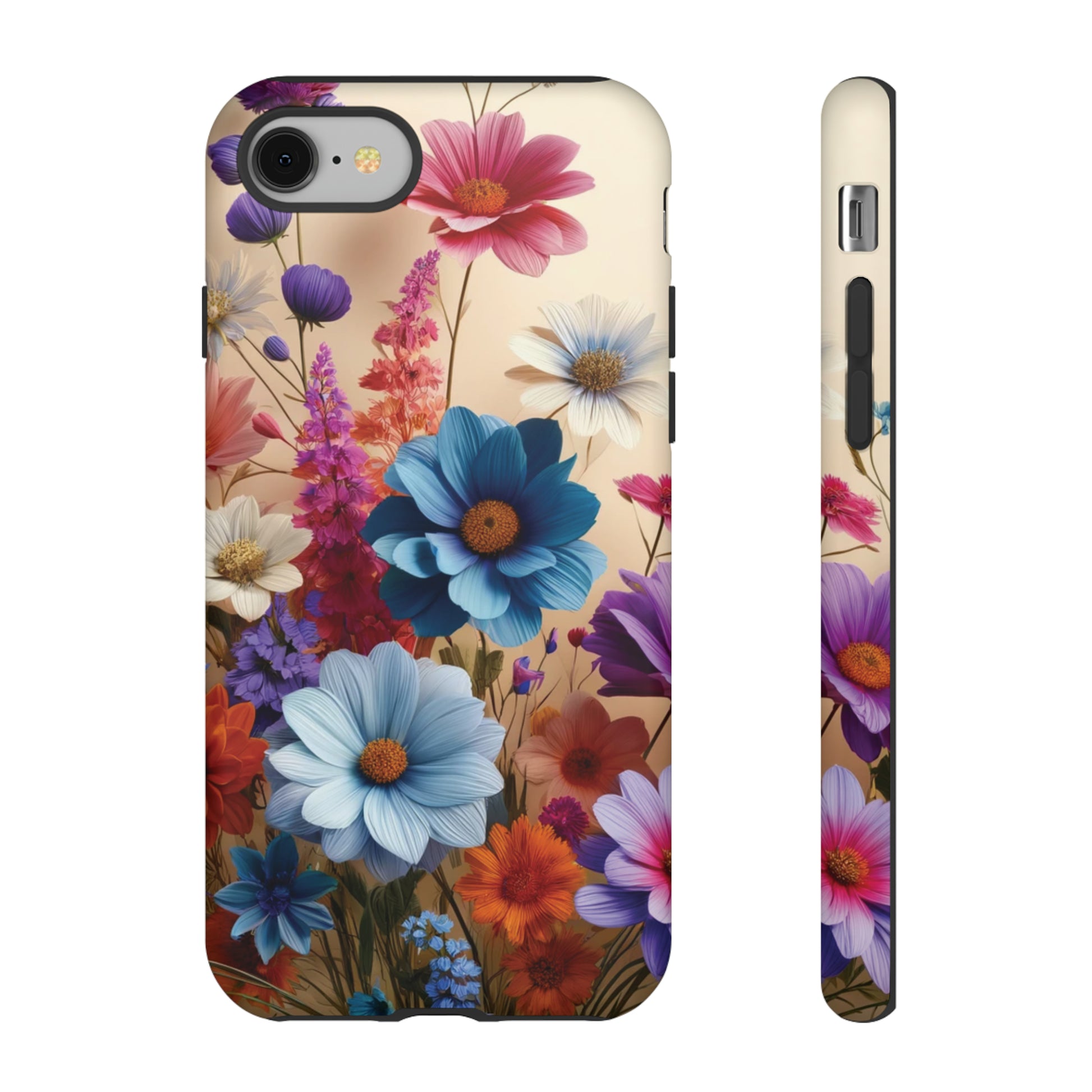 Best Phone Case Floral 3D Illusion Luxury Tough Case Floral Elegant Durable Stylish for Modern Devices iPhone 15, Samsung iPhone Samsung Accessory Gift for Her.