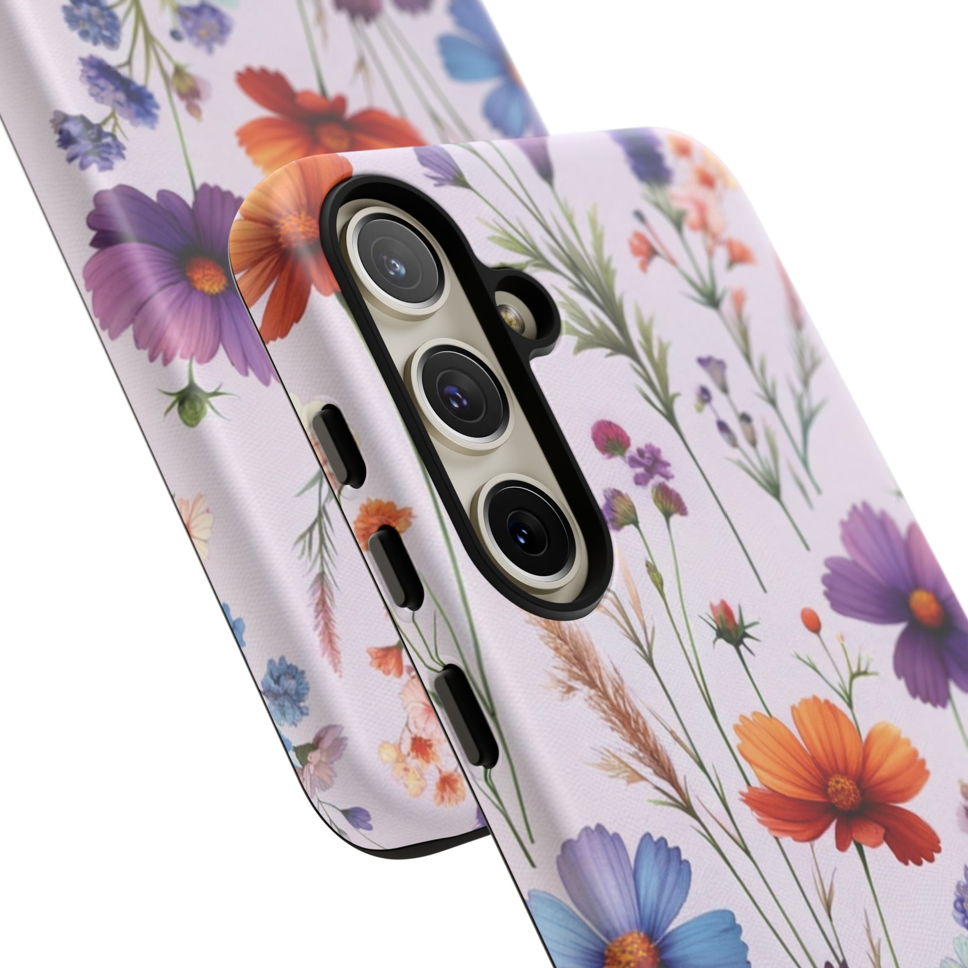 Lavender Wildflowers Protective Phone Case Gift for Her Phone 15, Samsung iPhone Samsung Gift for Her Case iPhone 15, Samsung iPhone Samsung Accessory Gift for Her.