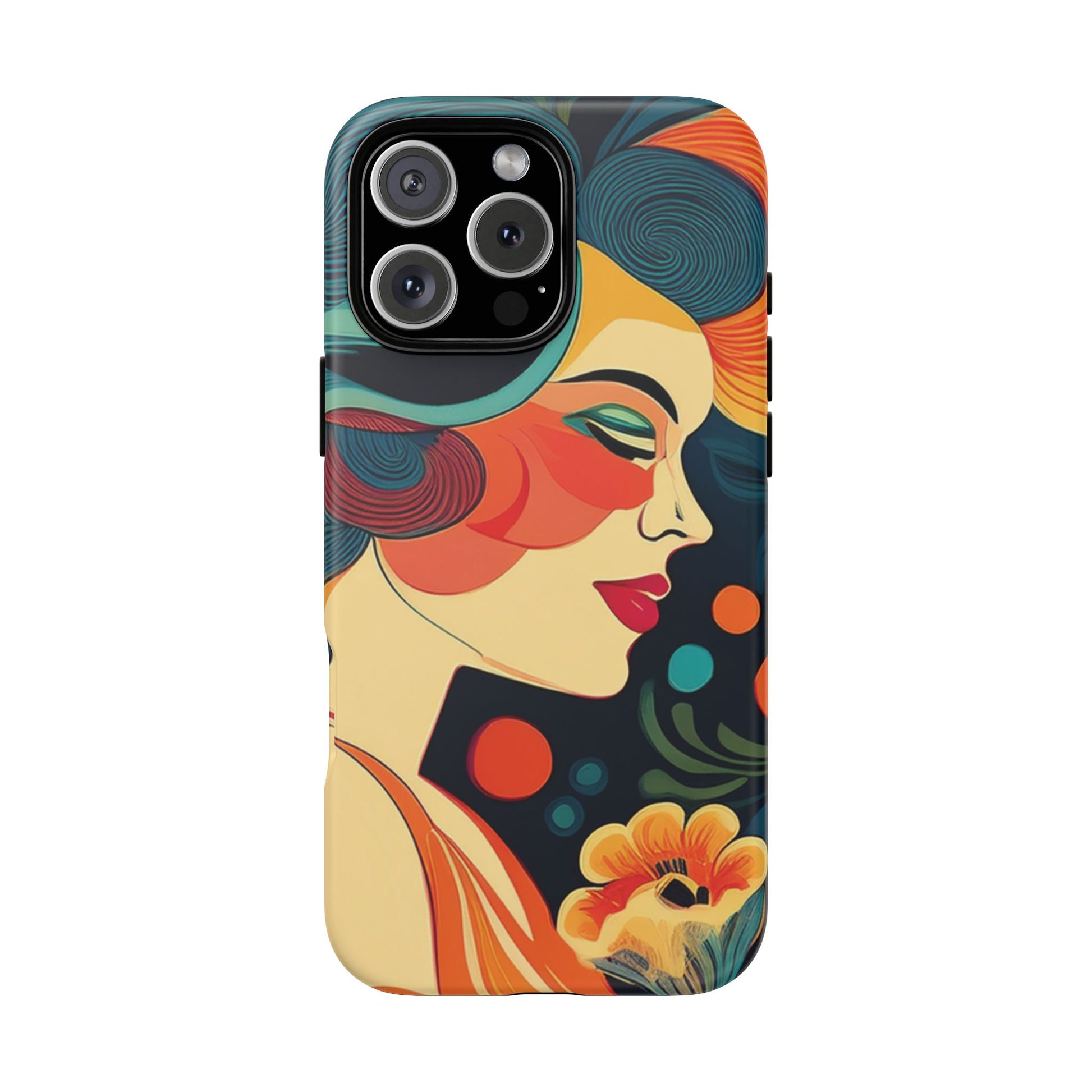 Retro 50s Aesthetic Phone Case Vintage-Inspired Design with Pastel Vibes Mid-Century Style Cover for iPhone & Samsung Models Galaxy