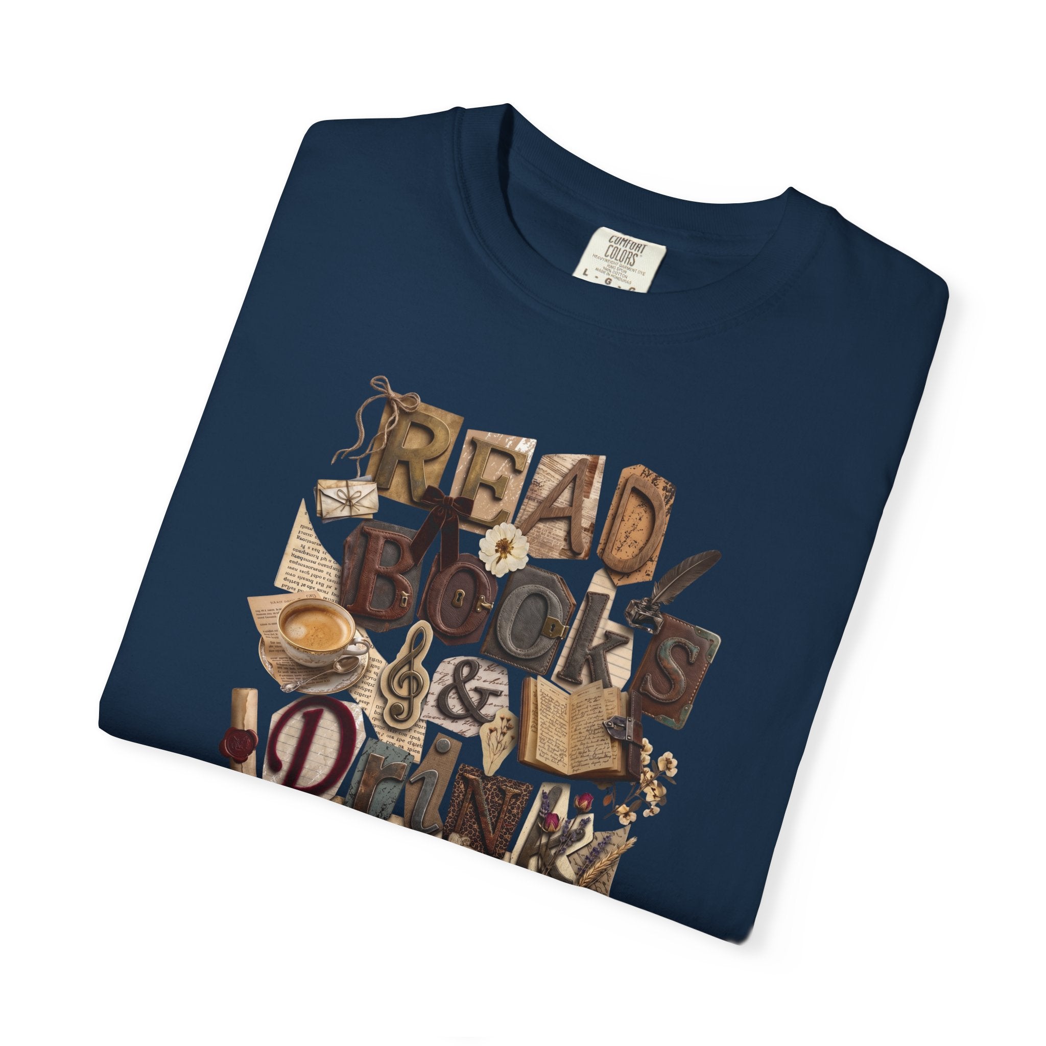 Read Books Drink Coffee T-Shirt | Book Lover Shirt | Coffee Lover Gift | Reader Tee | Bibliophile Shirt | Cozy Reading Aesthetic