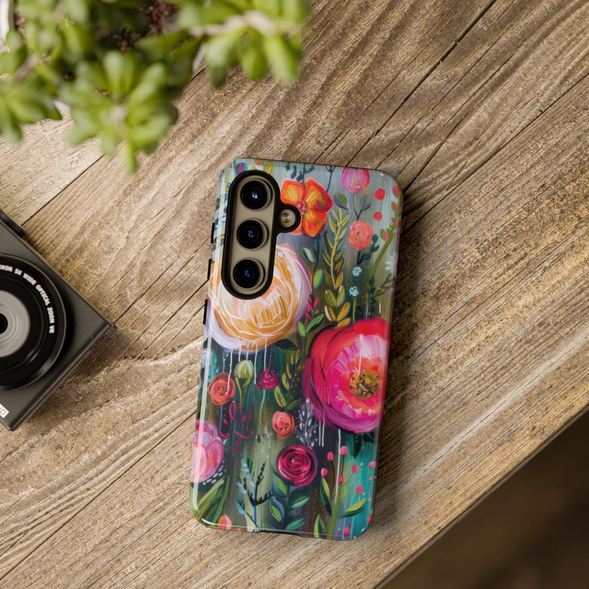 Watercolor Boho Floral Phone Case for iPhone 17 case Samsung, and Pixel | Stylish Protective Cover Gift for Her Perfect for Floral Lover