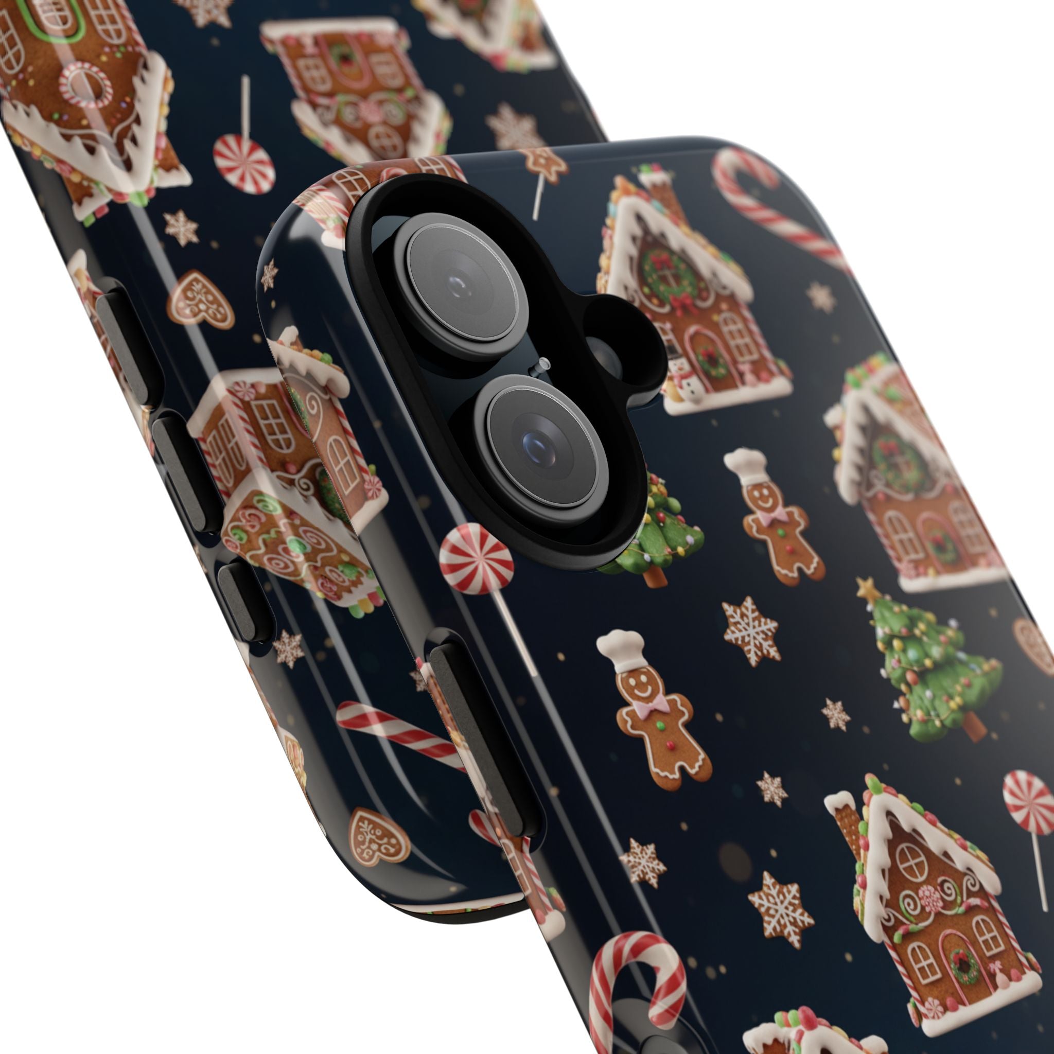 3D Gingerbread House Christmas Phone Case | Premium Holiday Gift Cover for iPhone 17, iPhone, and Samsung Galaxy Gift for Her or Him