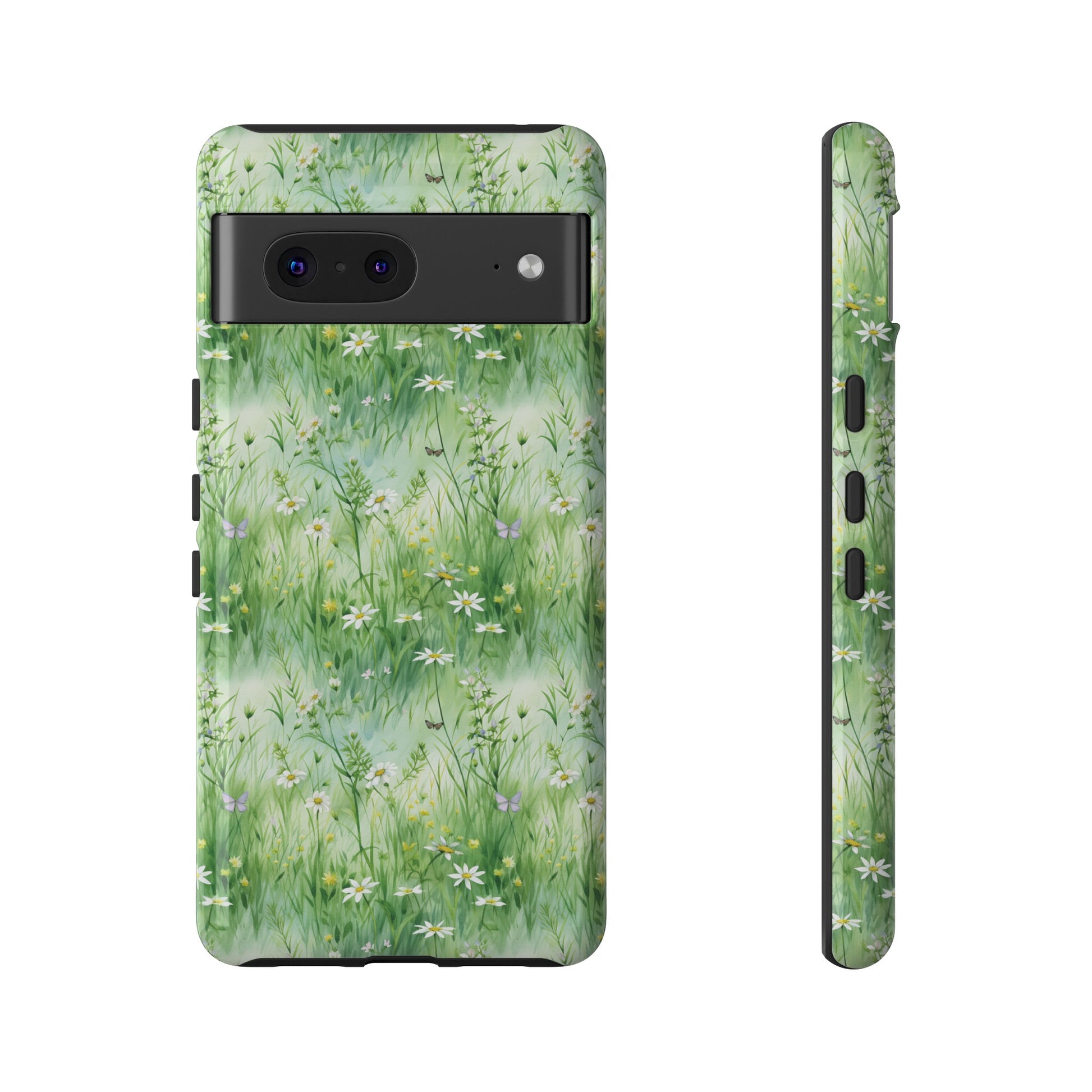 Beautiful Watercolor Grassing Daisy Boho Chic Design Phone Case Protective Cover for All Models Gift for Mom Accessory Gift for Her