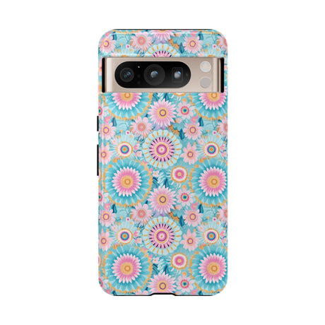 Boho Modern Watercolor Abstract Phone Case Compatible with iPhone, Samsung & More - Stylish, Durable Protection with Vibrant Artistic Design Perfect Gift for Her
