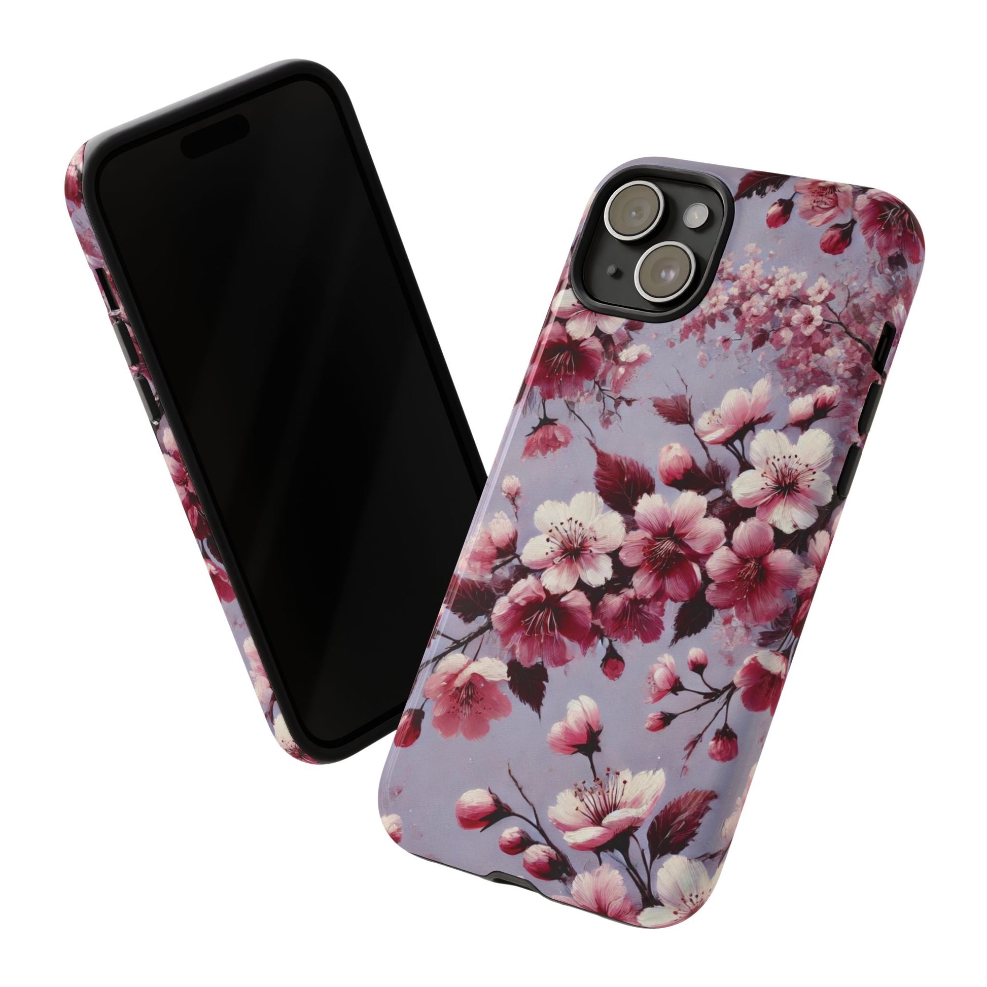 Lavender Floral Fall Phone Case for iPhone 16 pro15 14 13 12  21 23 Samsung, and Pixel | Stylish Protective Cover Gift for Her Perfect for Floral Lover