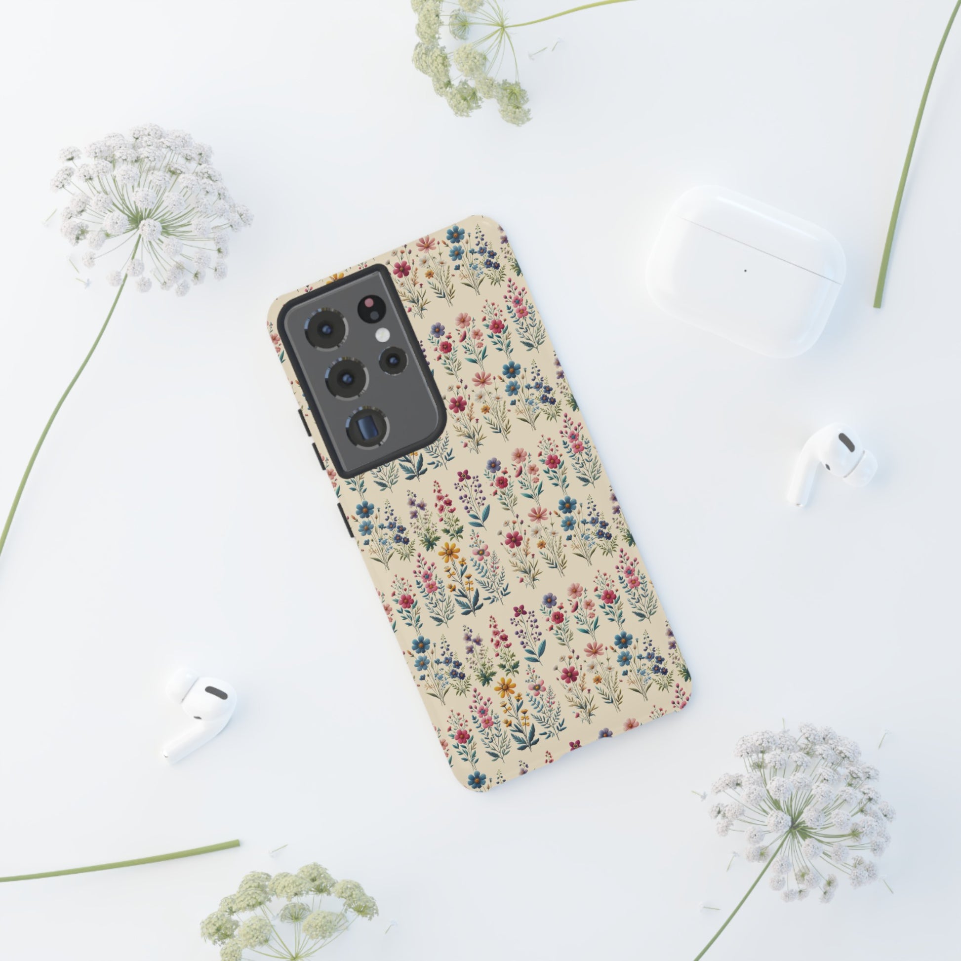 Best Beautiful Wildflower Phone Case Floral Design for iPhone, Galaxy, and Google Durable Protection Gift for Her Case iPhone 15, Samsung iPhone Gift for Her