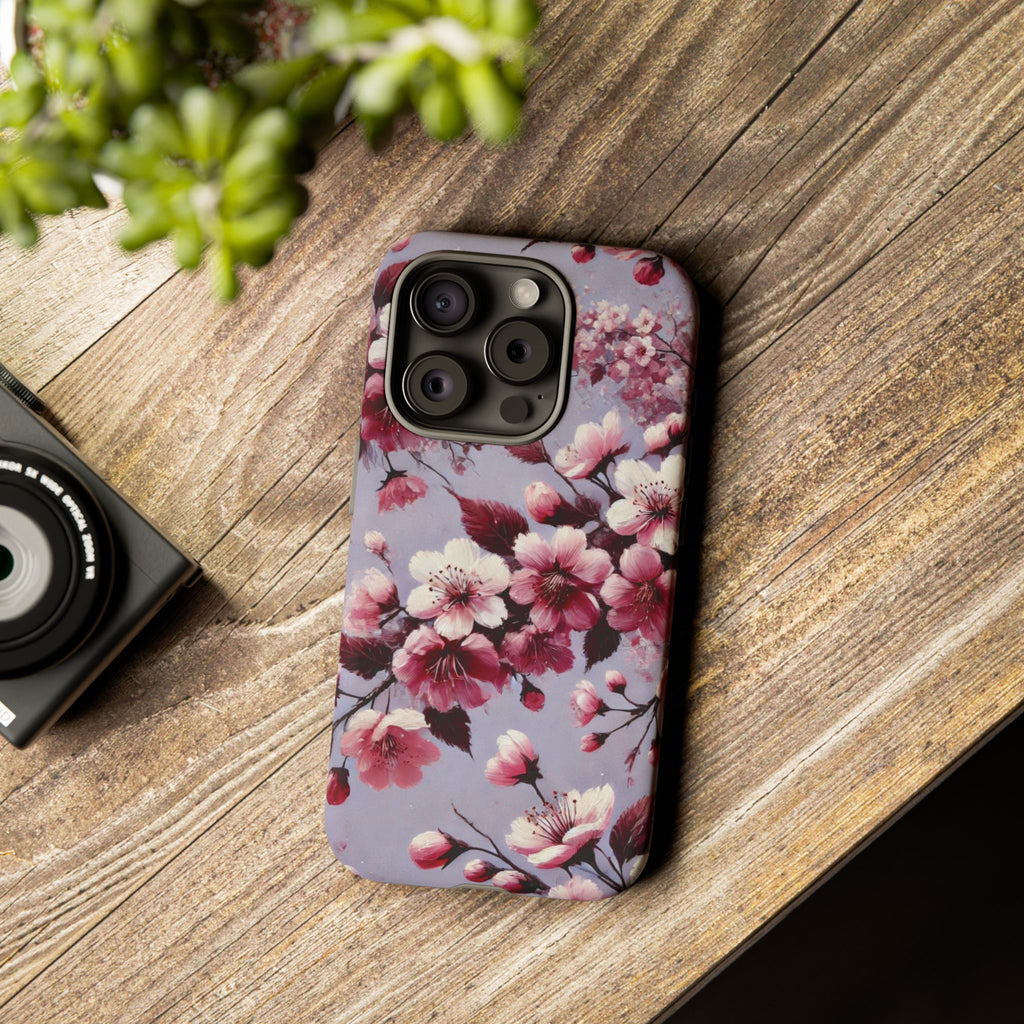 Lavender Floral Phone Case | Fall-Inspired Protective Cover for iPhone, Samsung & Pixel – Perfect Gift for Her