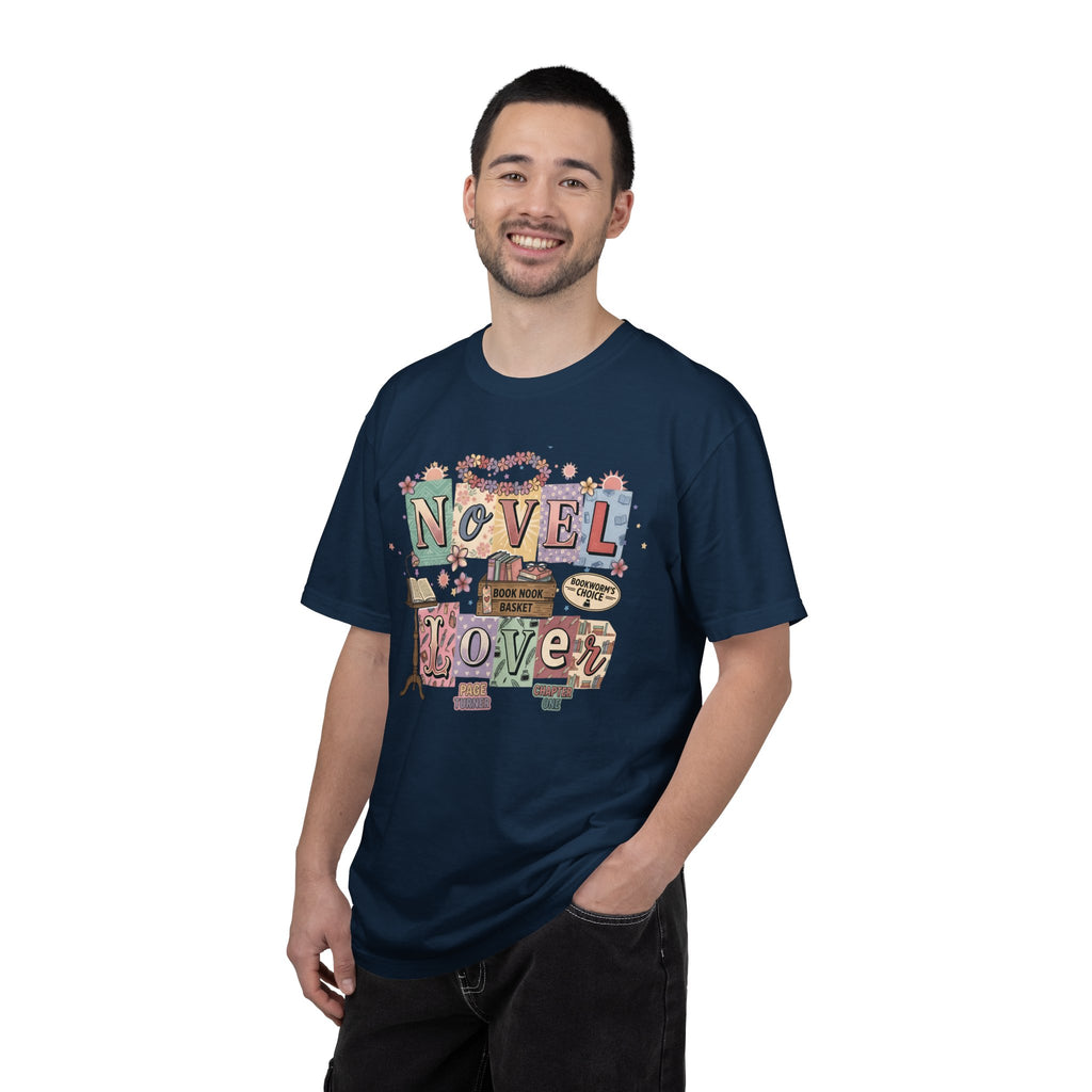 Novel Lover Reader T-Shirt — Book Lover Tee for Her Romantic