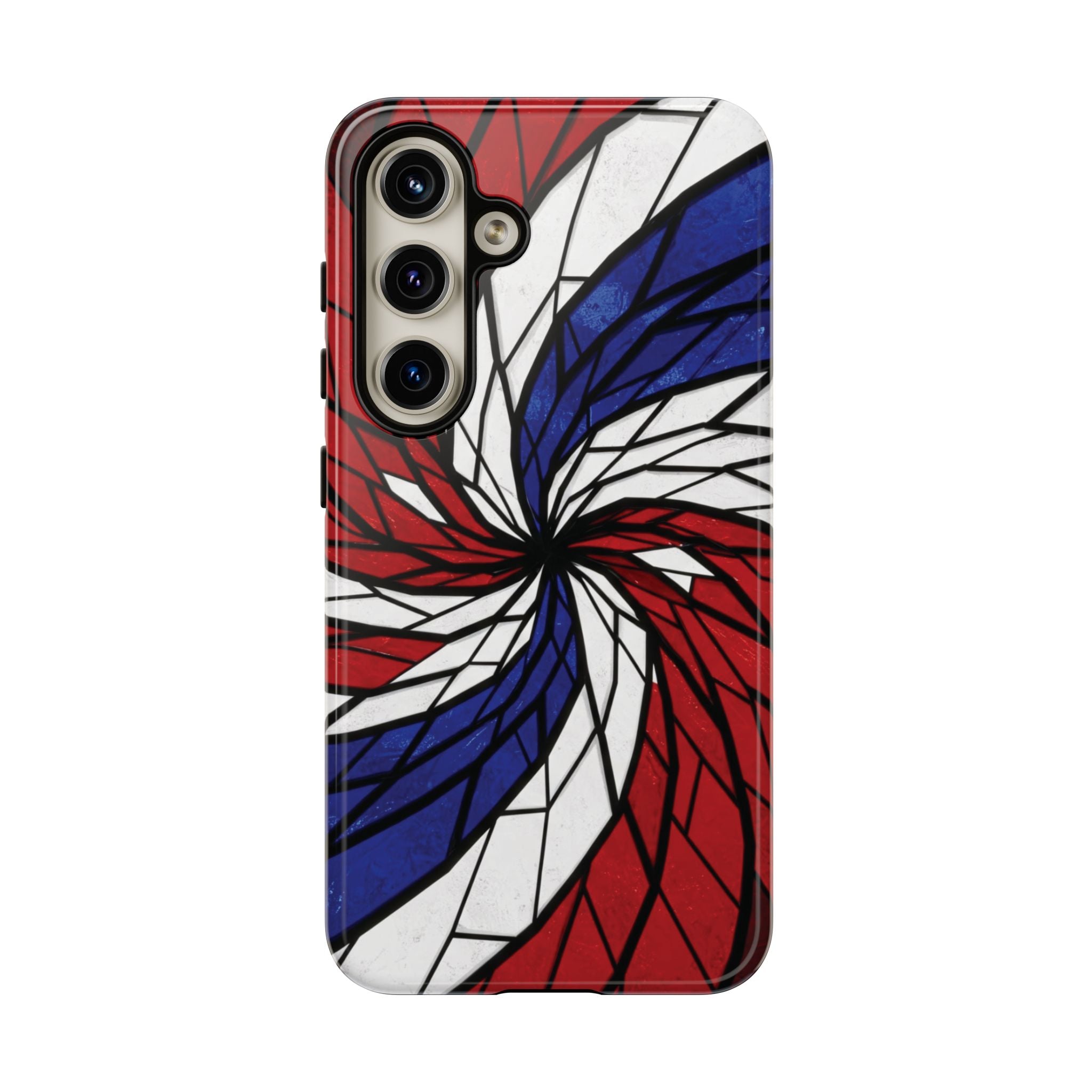 Patriotic Red White & Blue Phone Case – USA Flag Design, Independence Day Gift, Protective Cover for iPhone, Samsung, Pixel