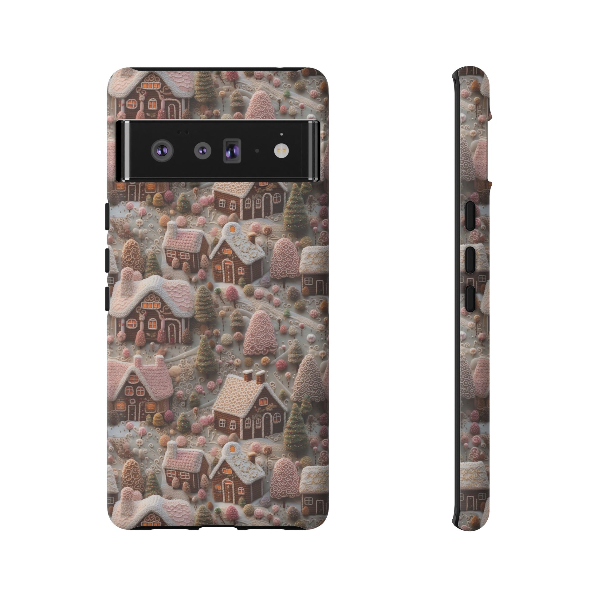 Gingerbread House 3D Phone Case Durable for iPhone Samsung Gift iPhone 15, 14, 13 Samsung Pixel Gift for Mom Accessory Gift for Her